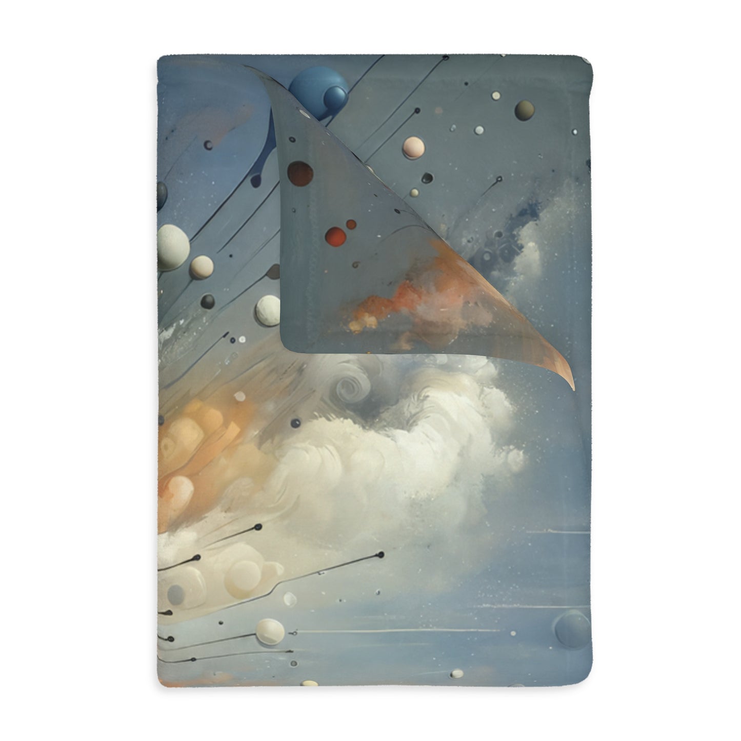 Impactful Deeds Ripple Velveteen Microfiber Blanket (Two-sided print)