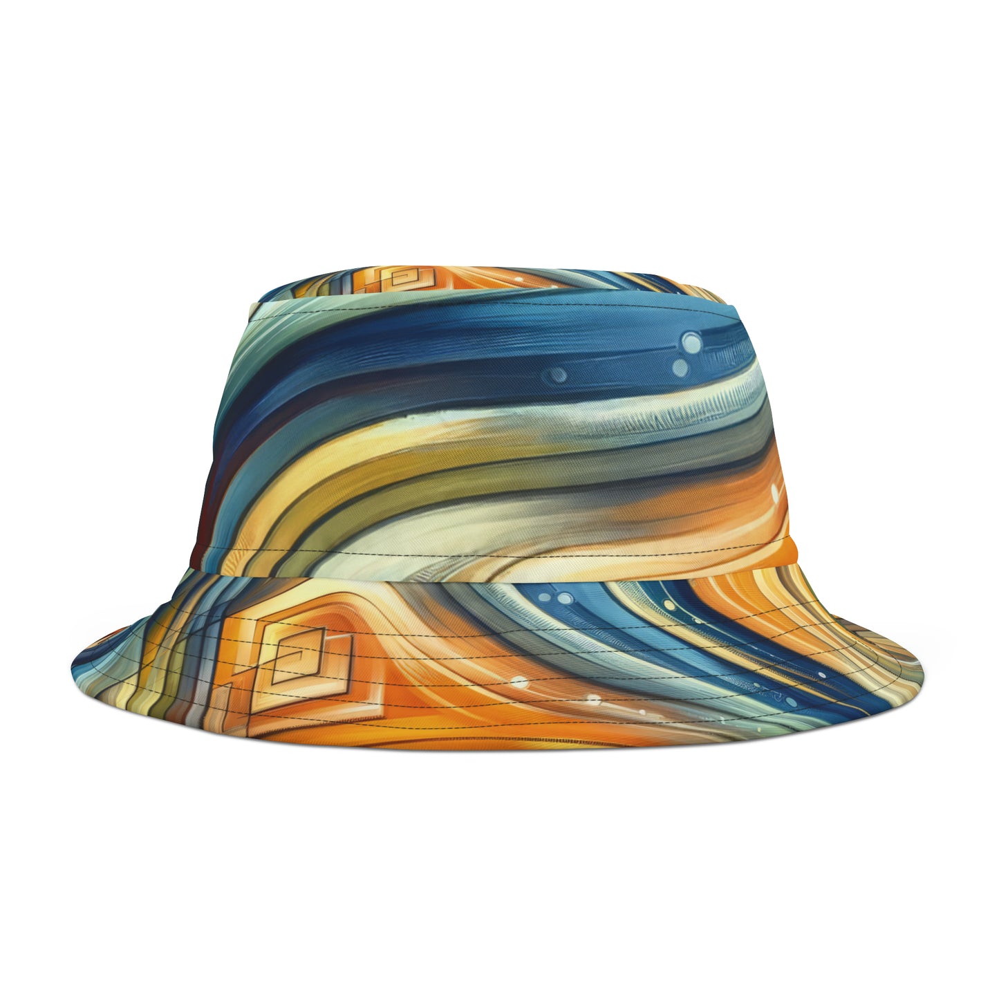 Spiritual Tachism Connection Bucket Hat (AOP)