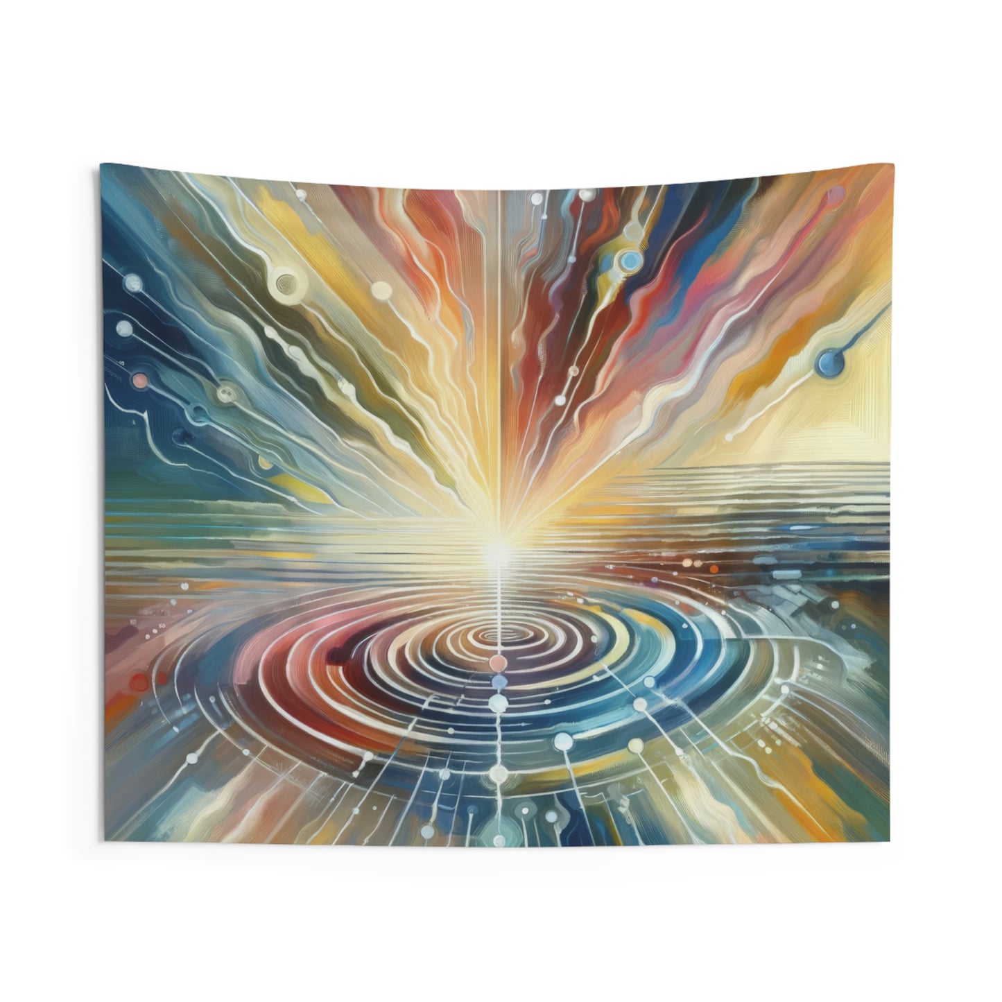 Rippling Community Dynamics Indoor Wall Tapestries