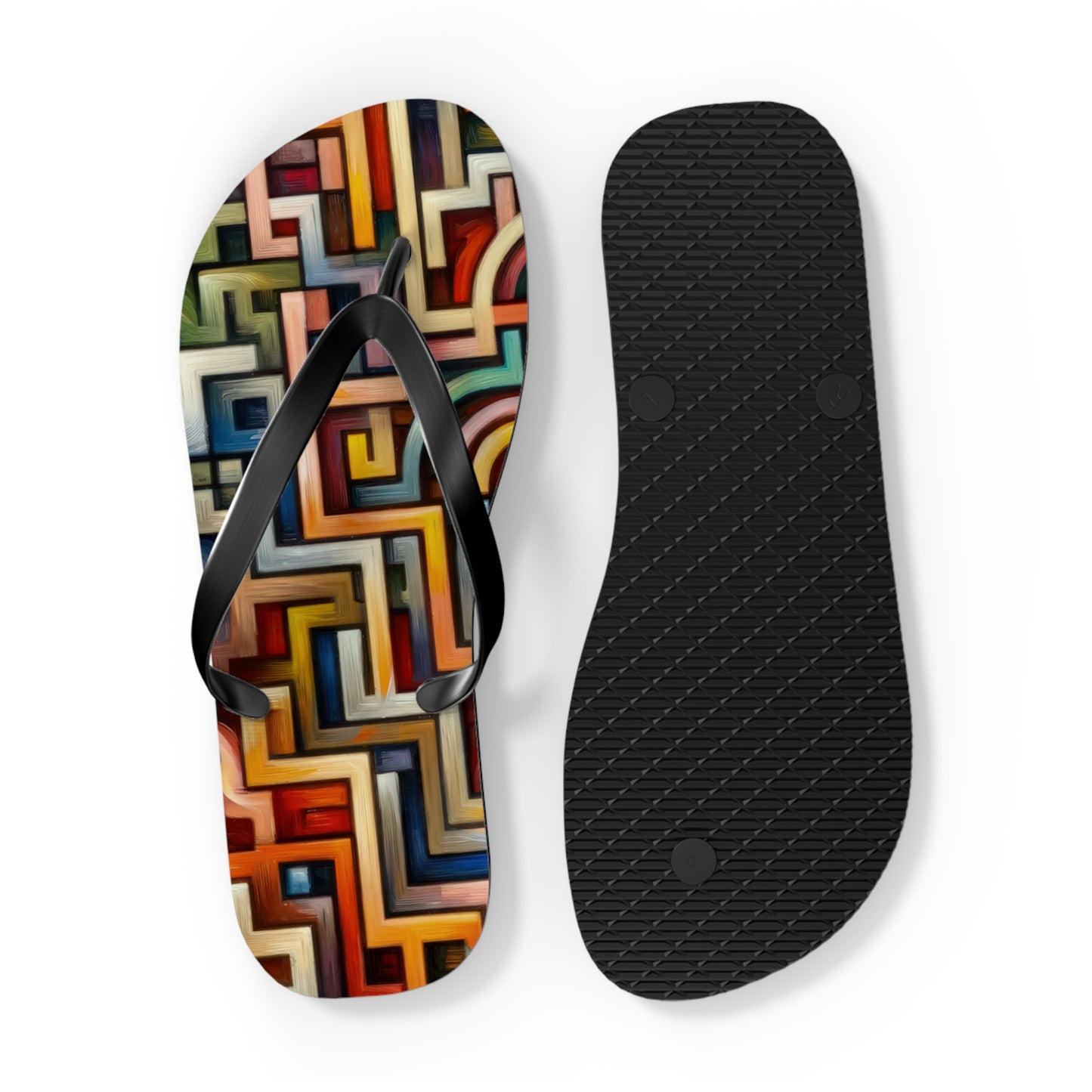 Labyrinthine Love Choices Flip Flops