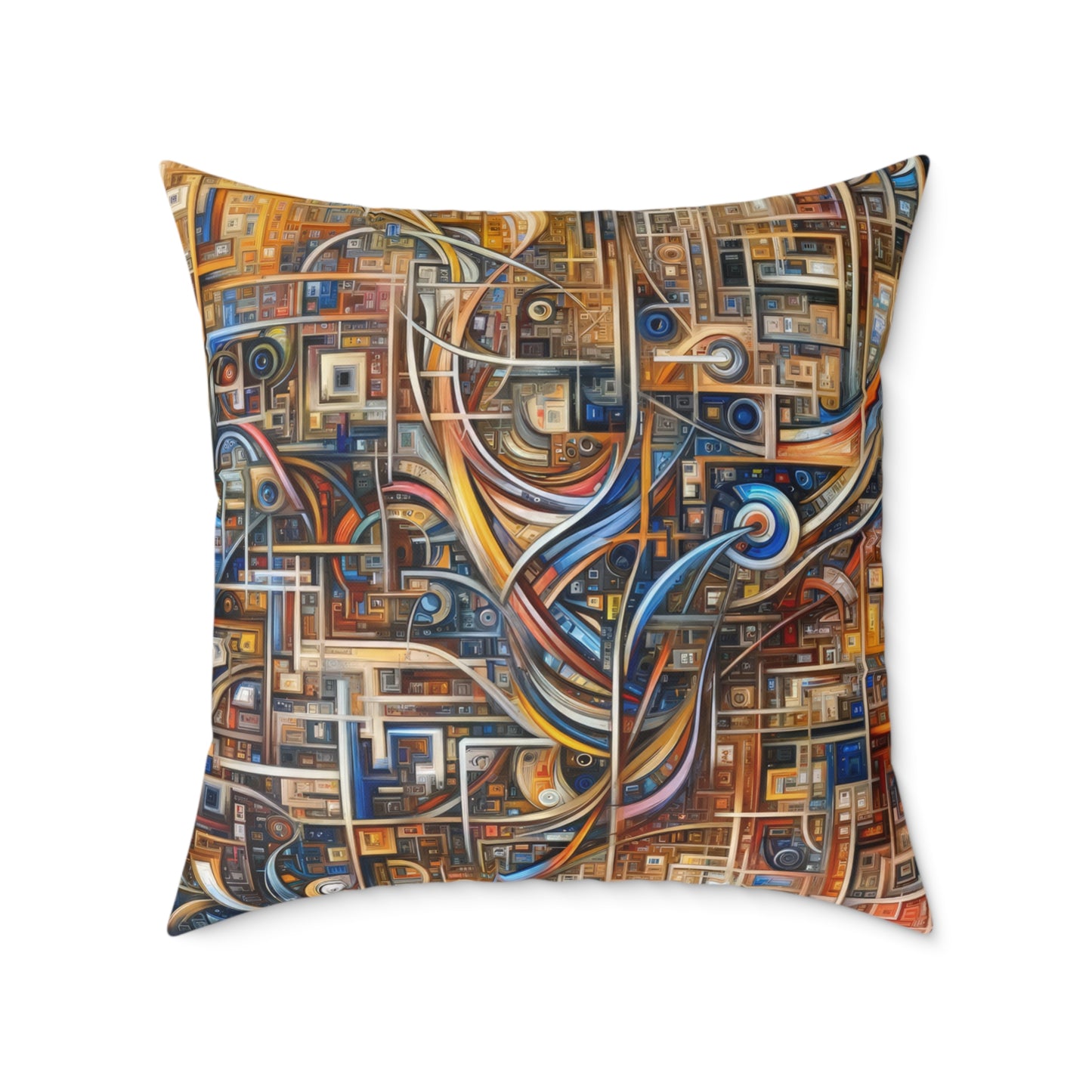 Intricate Life Tapestry Spun Polyester Pillow