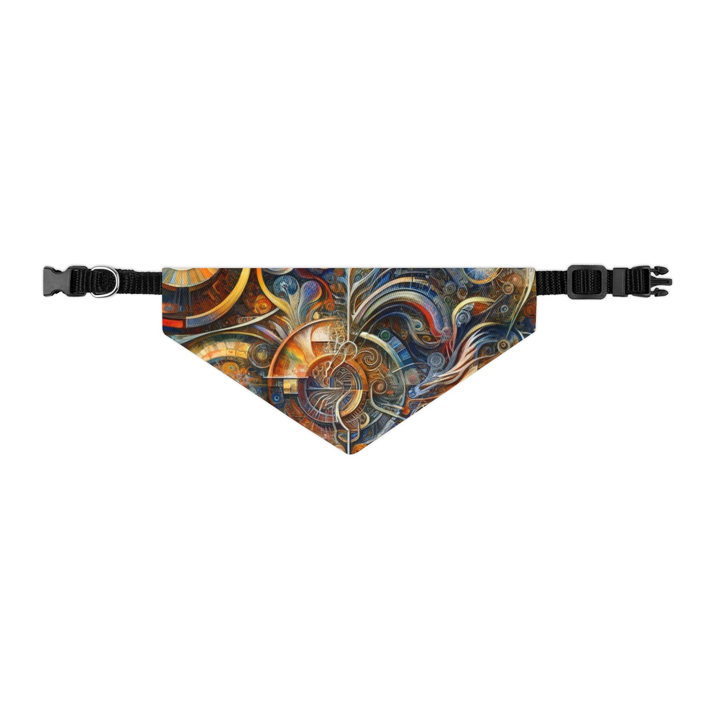 Ethos Web Abstract Pet Bandana Collar