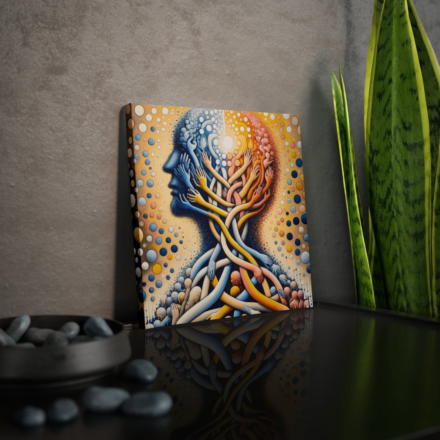 Unveiling Inner Essence Canvas Photo Tile