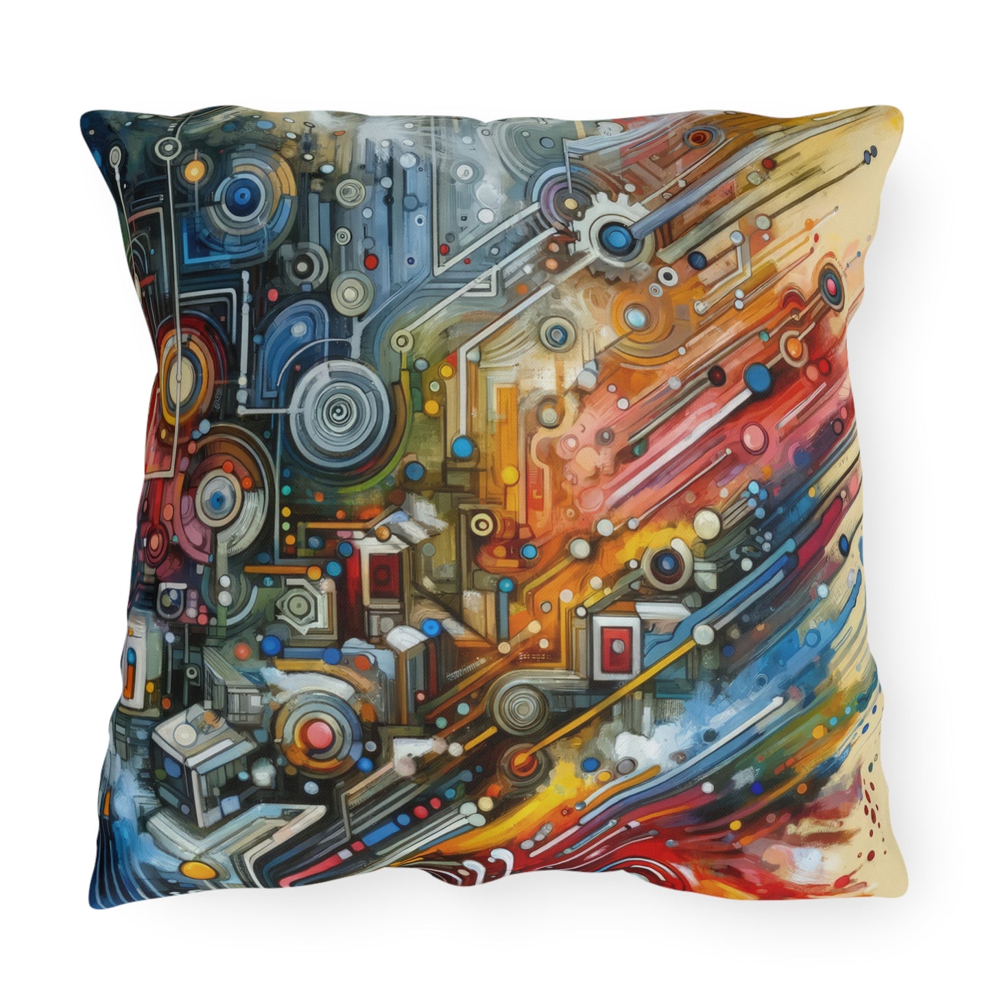 Beliefs Systems Intersection Outdoor Pillows
