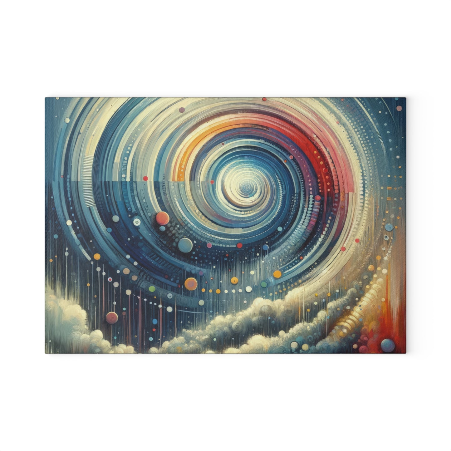 Considerate Echoes Resonate Glass Cutting Board