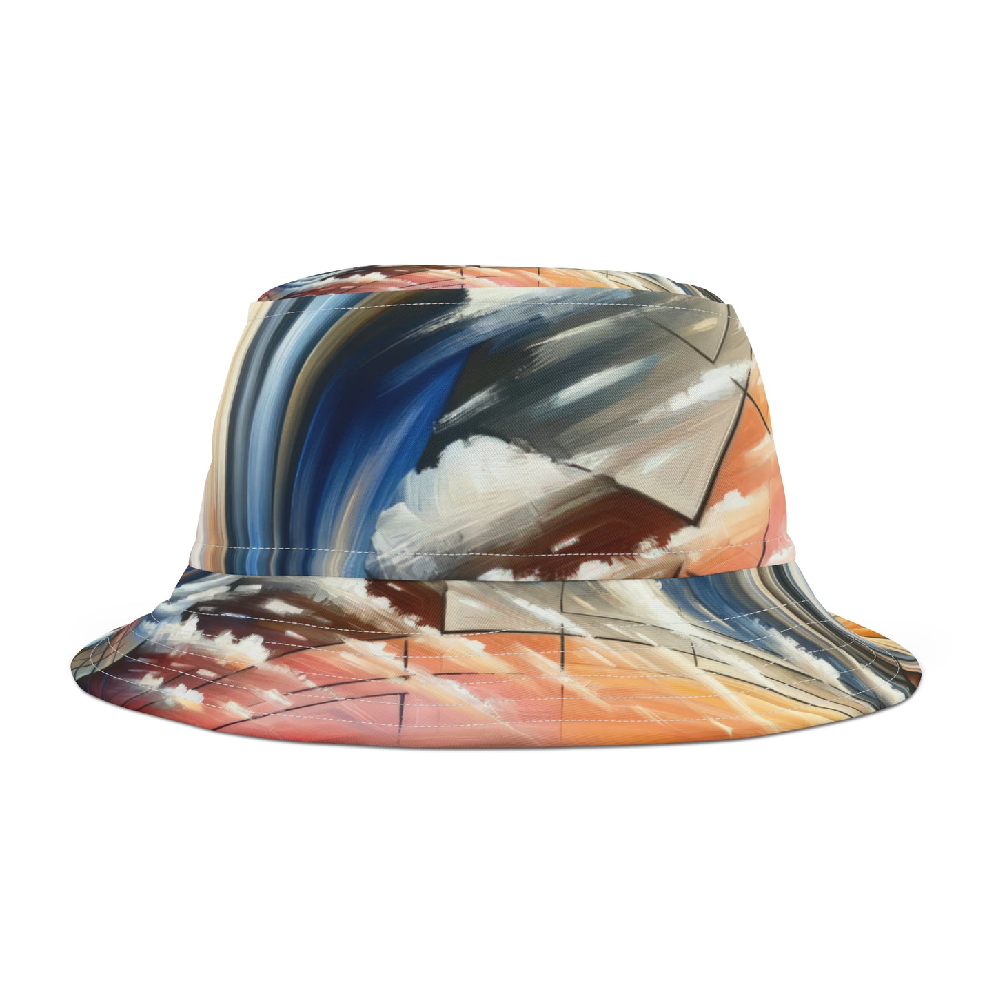 Model Dynamic Transition Bucket Hat (AOP)