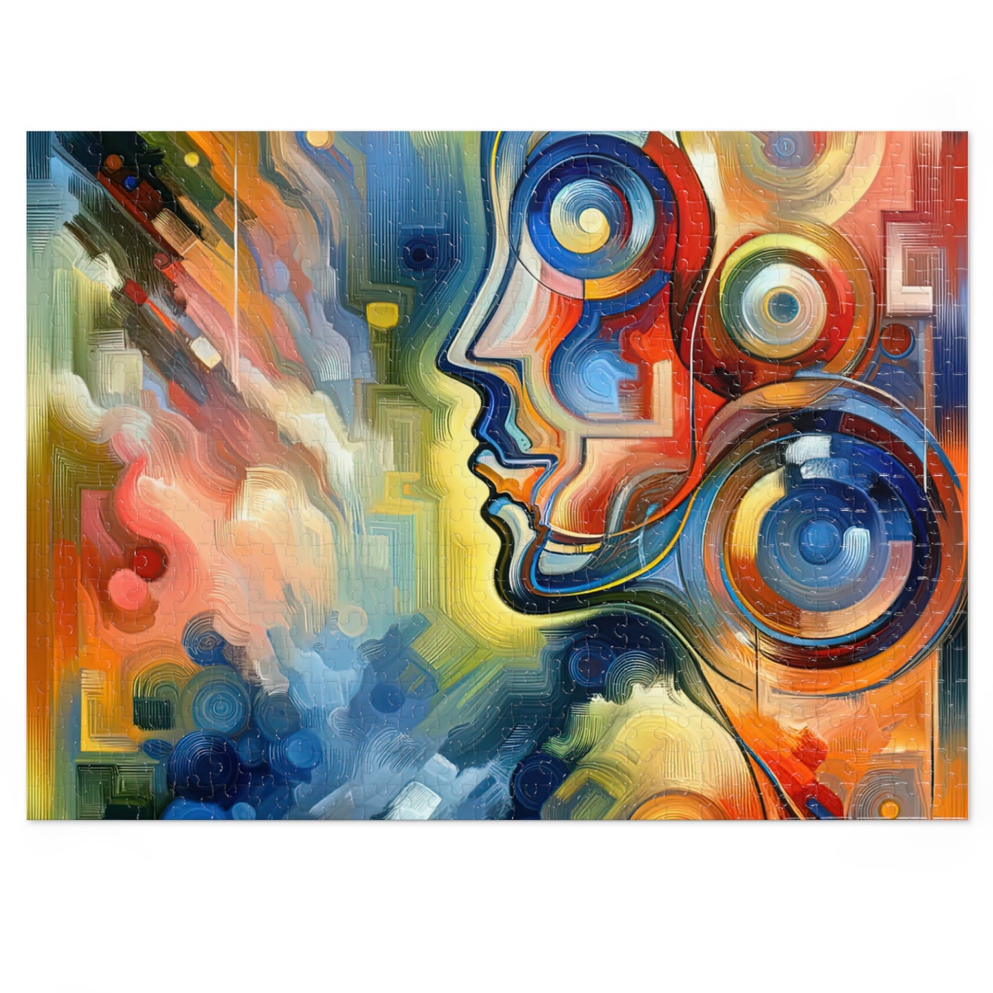 Emotional Perception Abstract Jigsaw Puzzle (30, 110, 252, 500,1000-Piece)