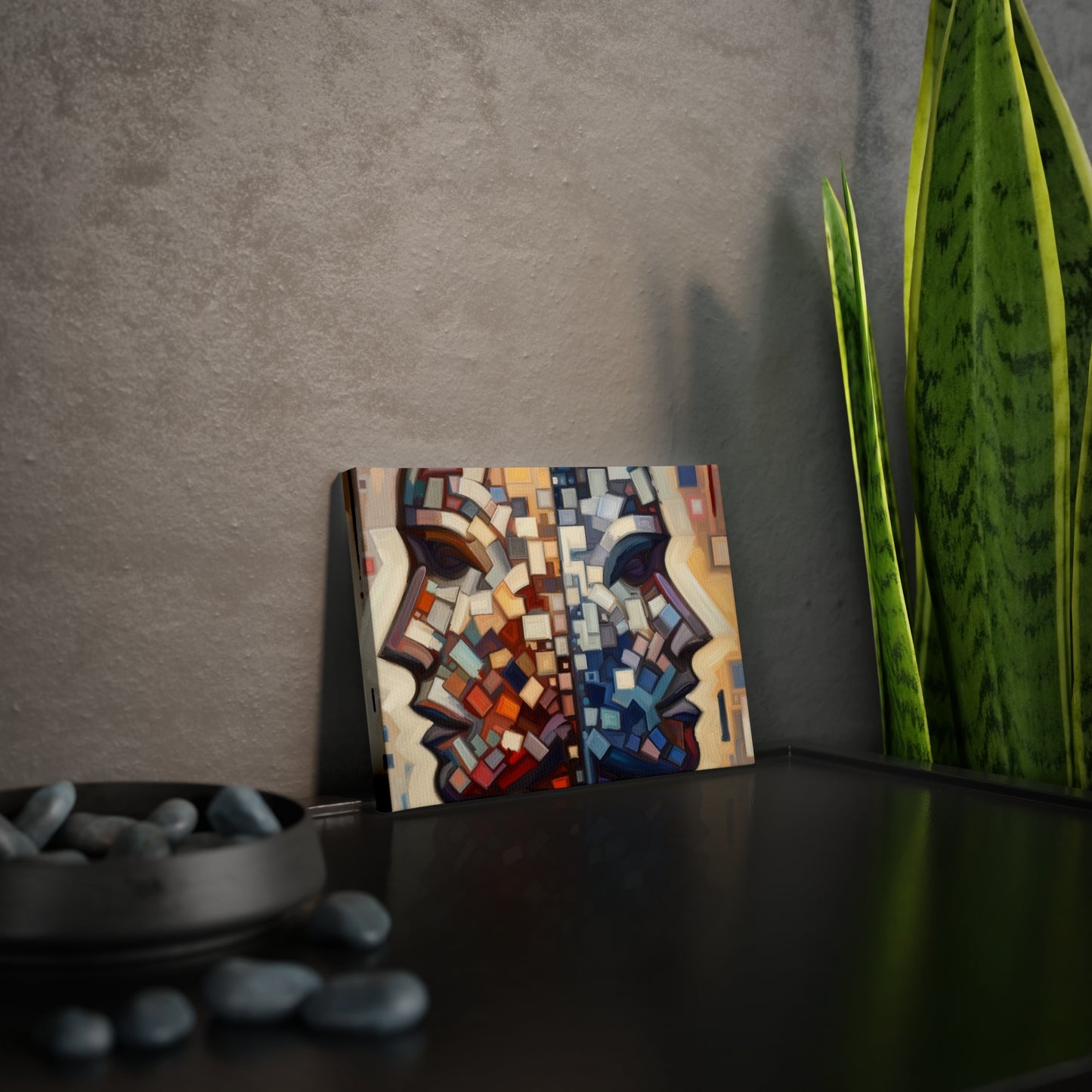 Identity Tachism Intersection Canvas Photo Tile