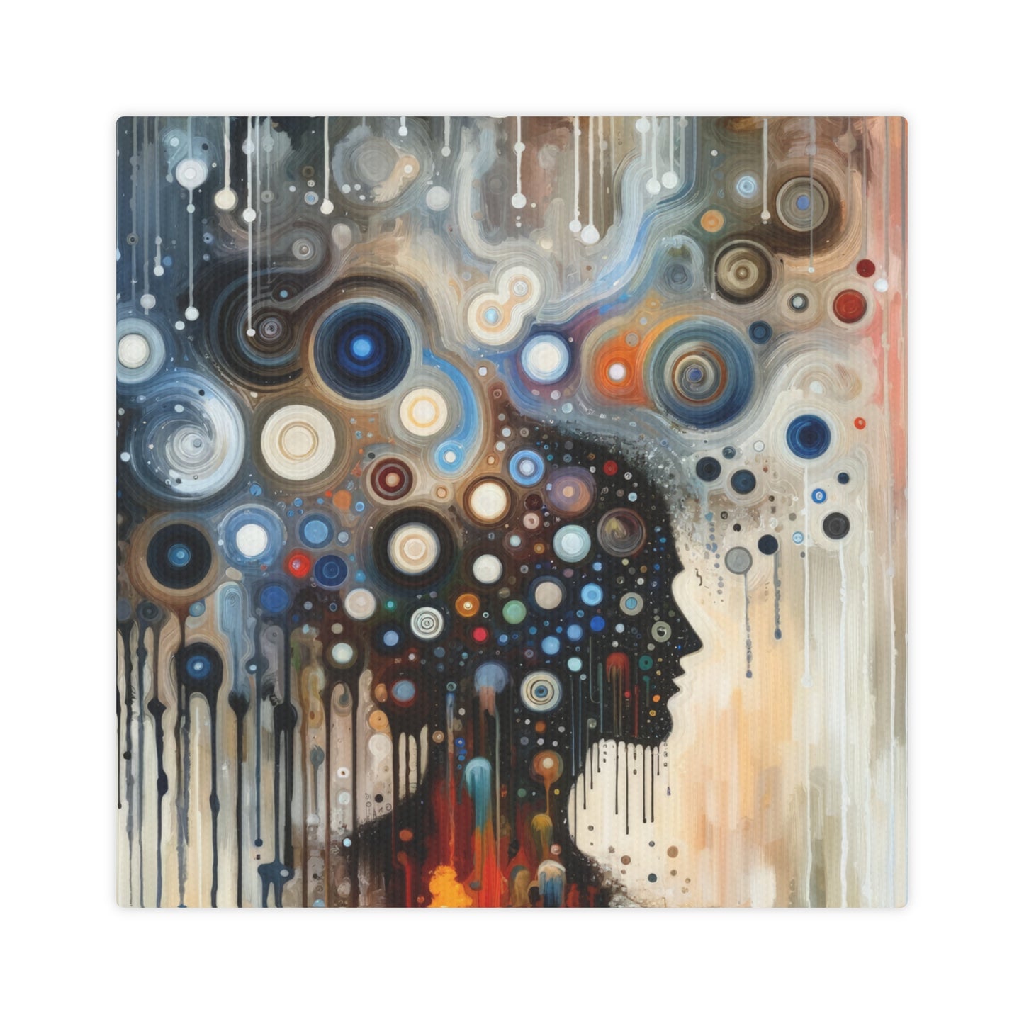 Universal Personal Tachism Canvas Photo Tile