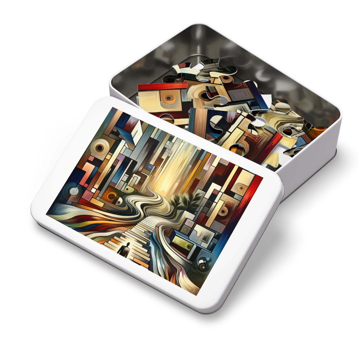 Relatable Journey Abstraction Jigsaw Puzzle (30, 110, 252, 500,1000-Piece)