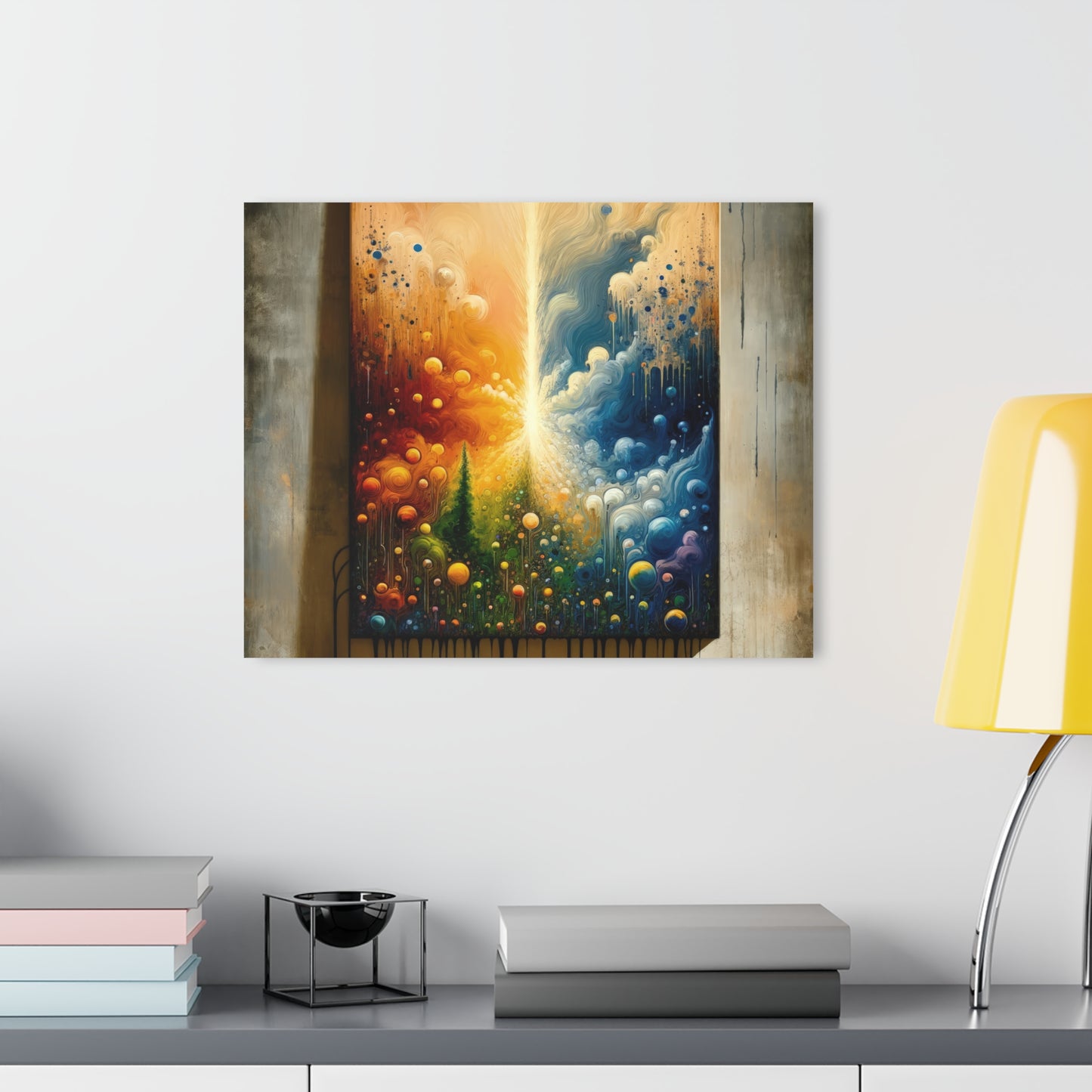 Disconnecting Harmonious Reconnection Acrylic Prints (French Cleat Hanging)