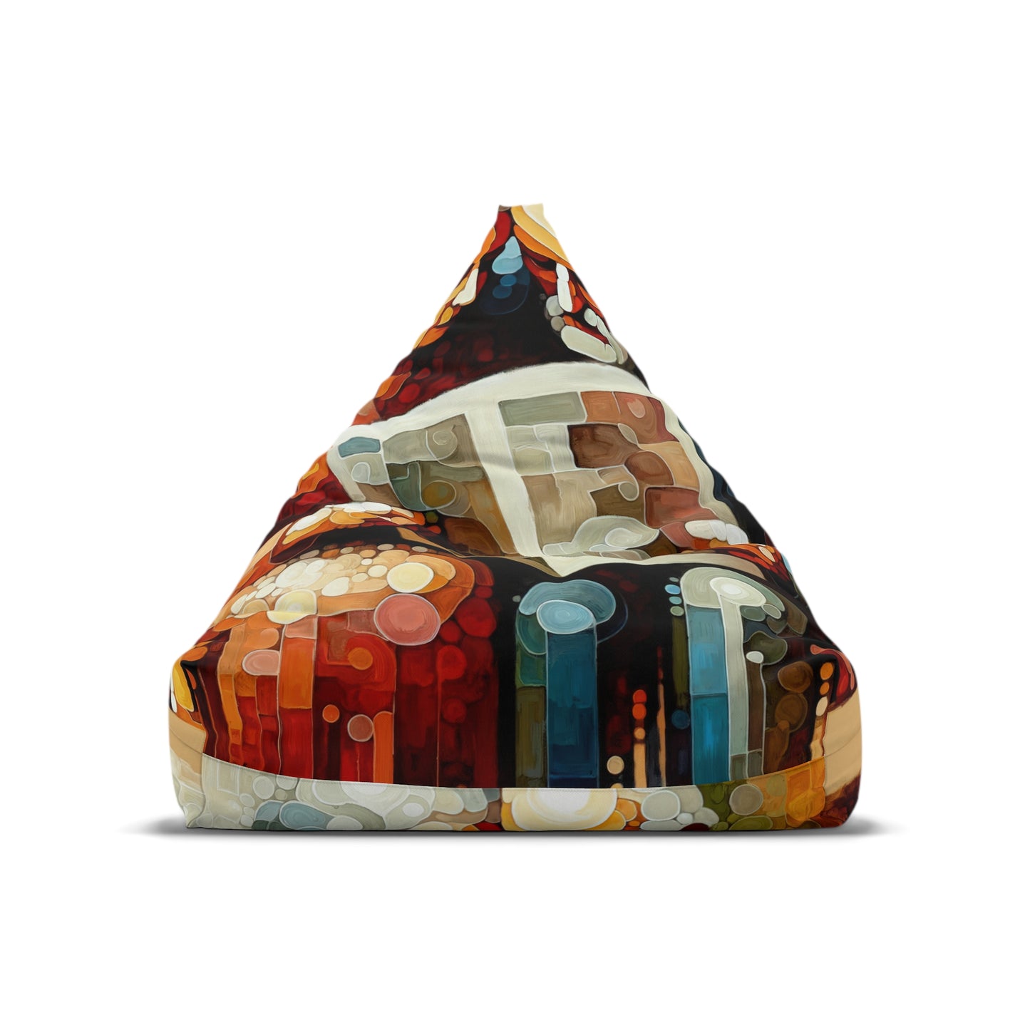 Elderly Unity Tachism Bean Bag Chair Cover