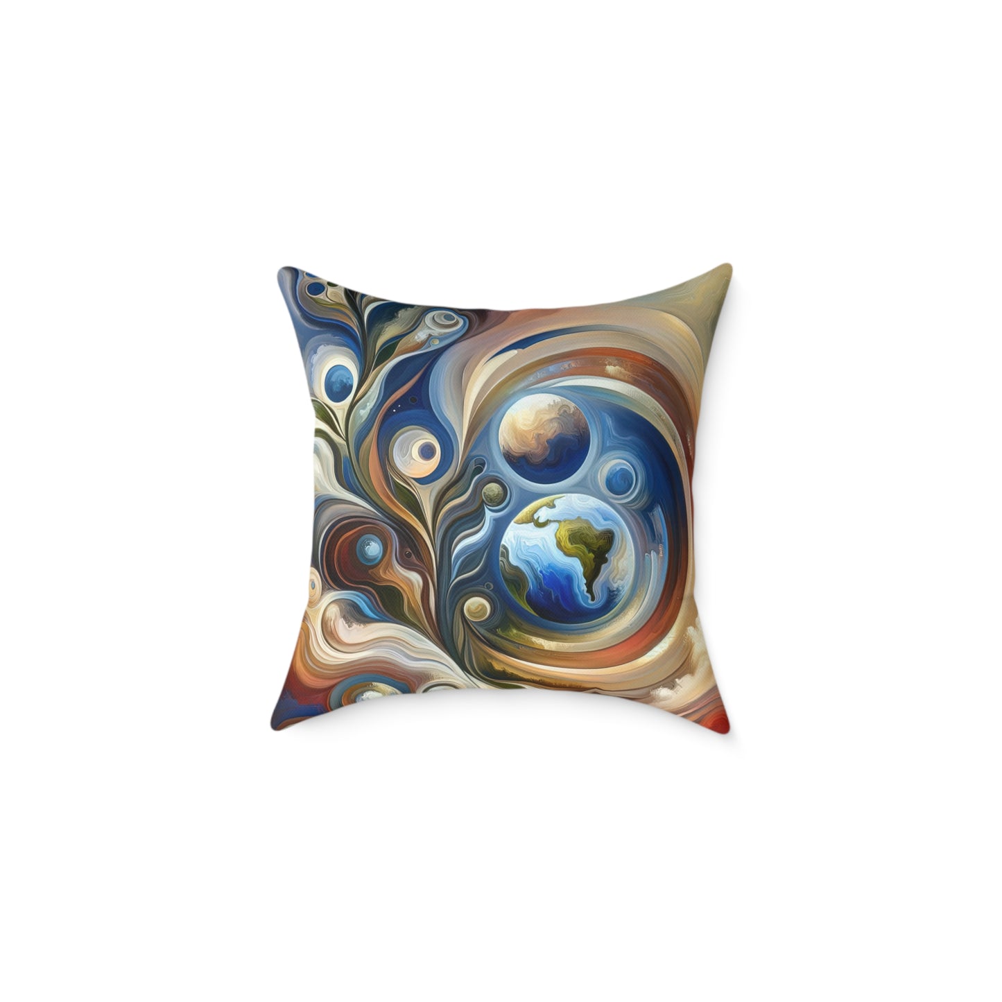 Esoteric Nurturing Gaia Spun Polyester Pillow