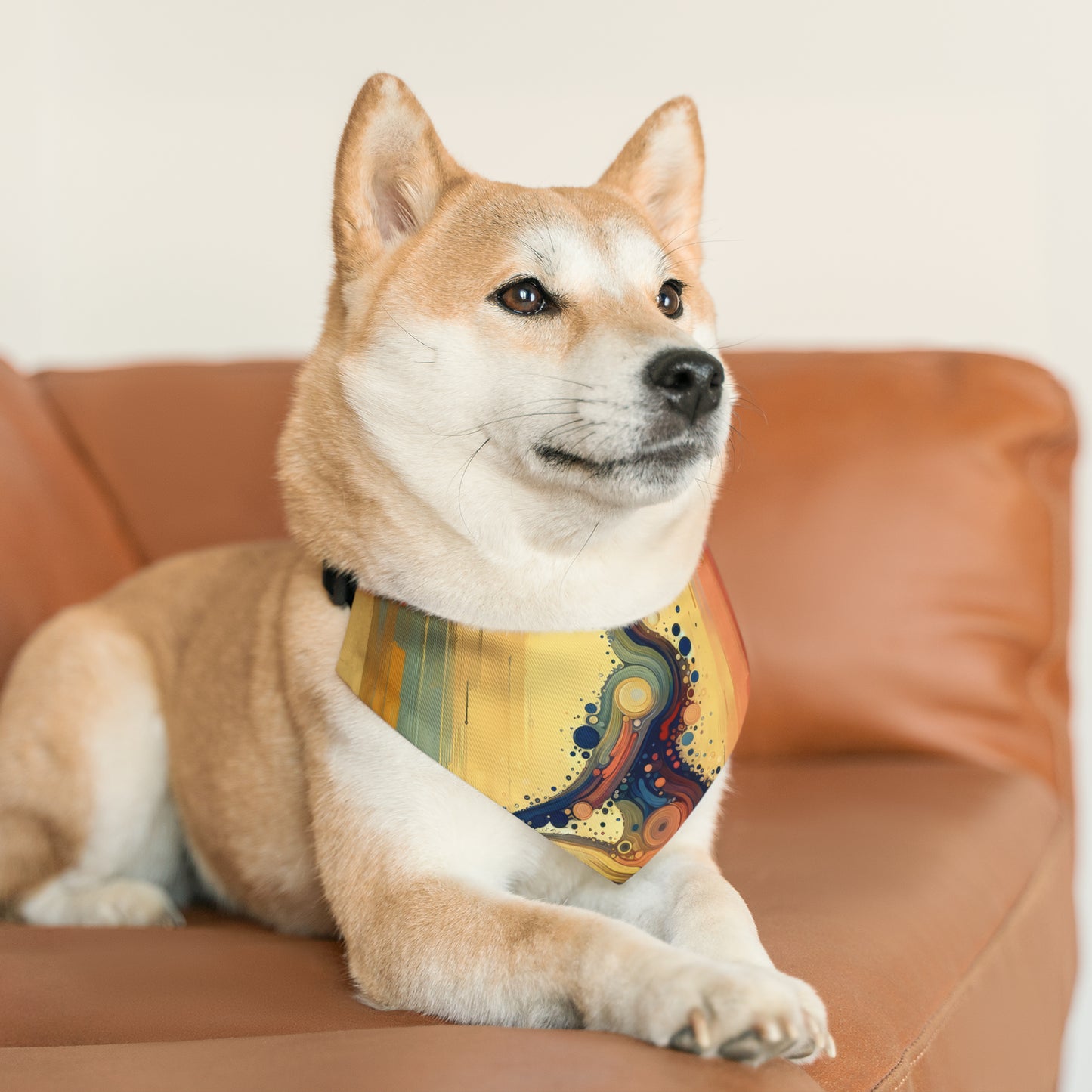Patience Essence Tachism Pet Bandana Collar