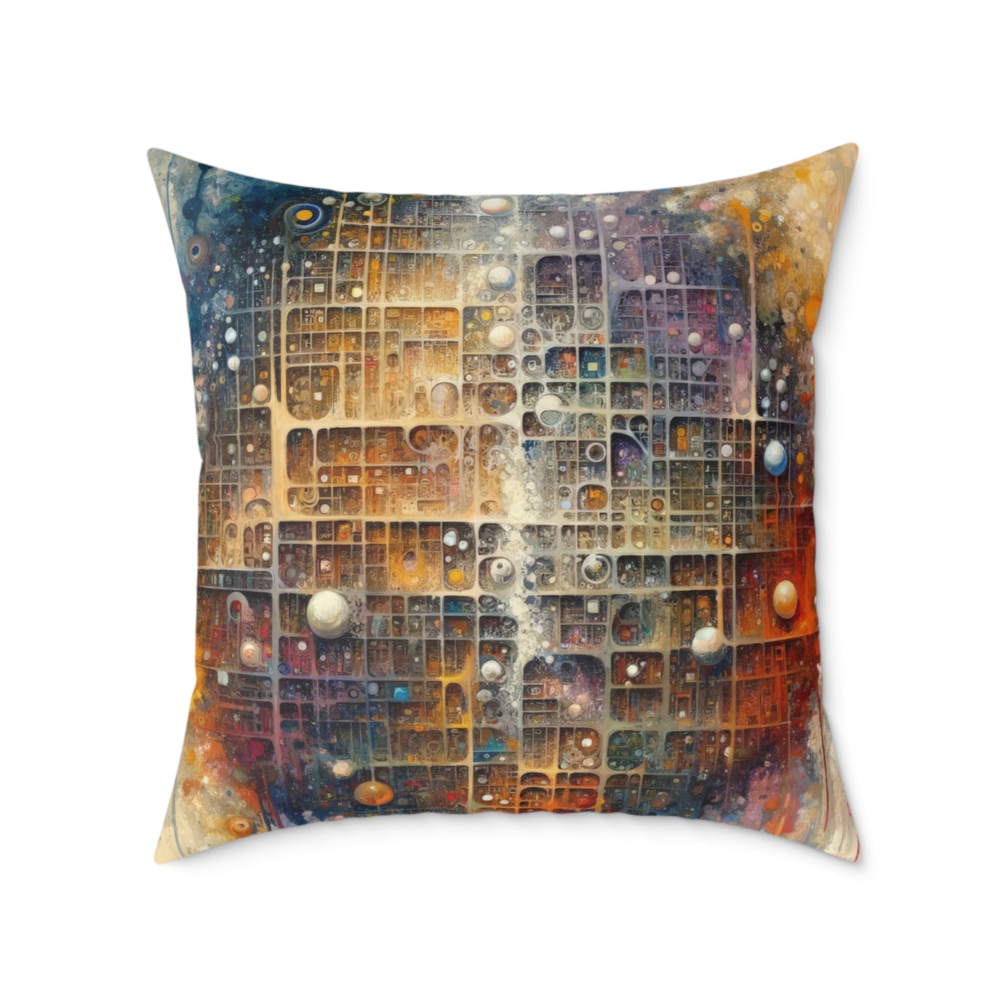 Integral Harmony Existence Spun Polyester Pillow