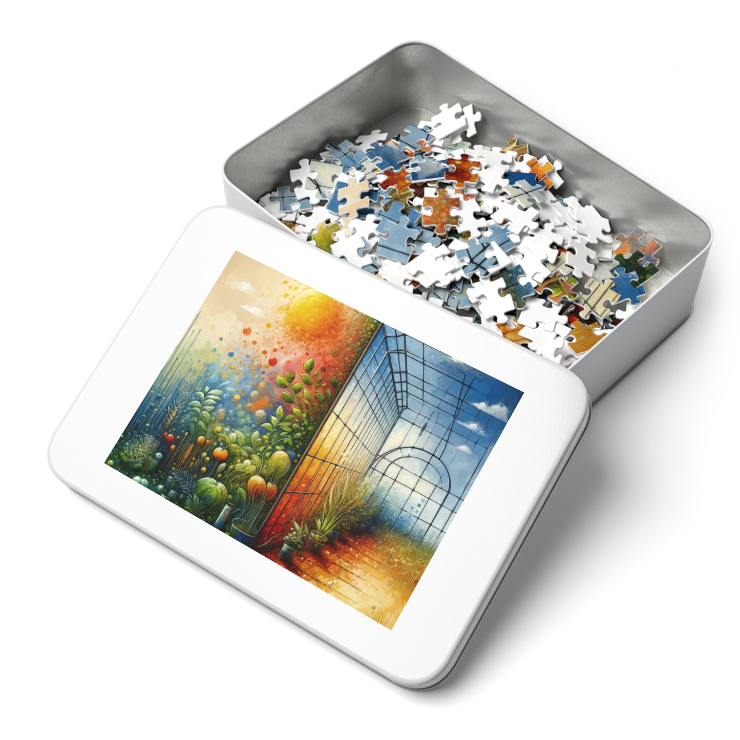 Greenhouse Digital Genesis Jigsaw Puzzle (30, 110, 252, 500,1000-Piece)