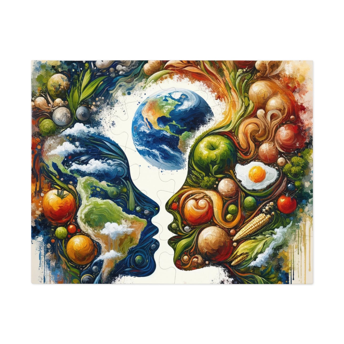 Earthly Dialogue Feast Jigsaw Puzzle (30, 110, 252, 500,1000-Piece)
