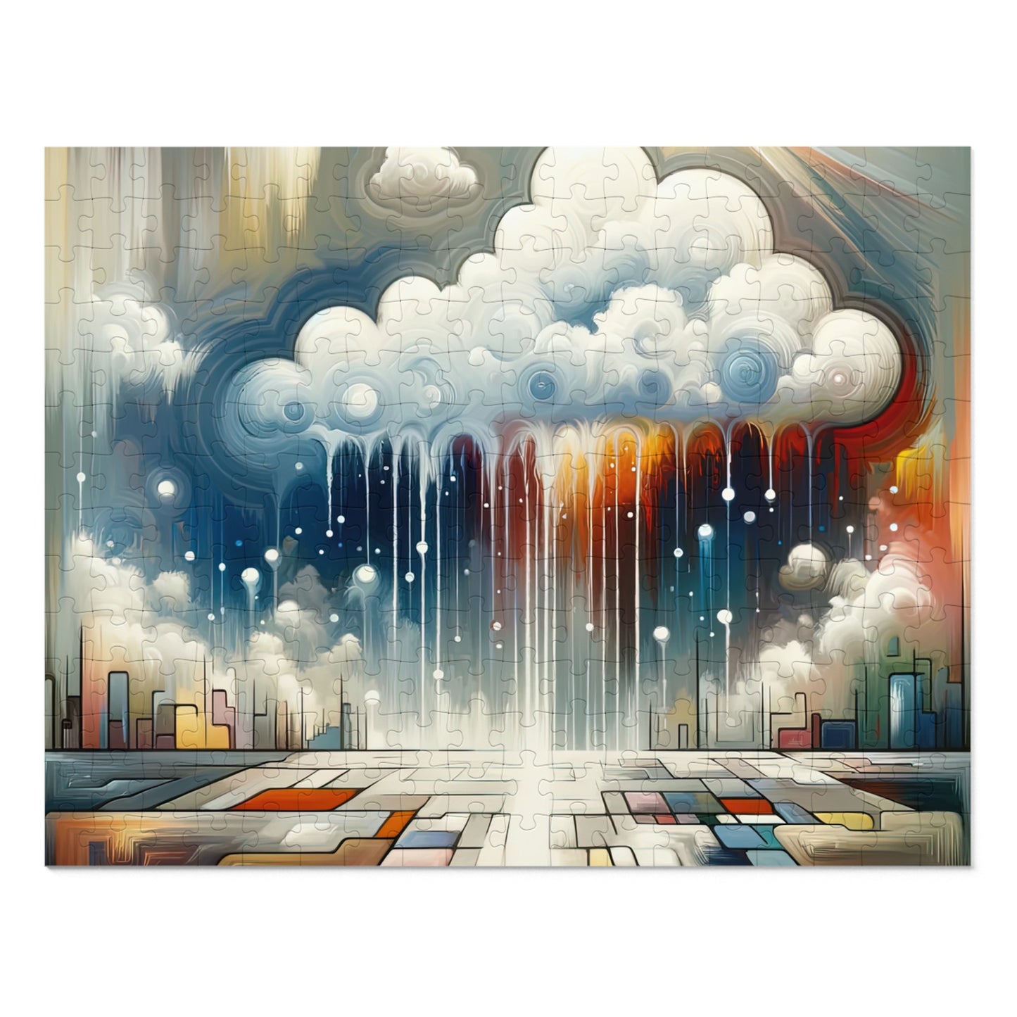 Grounding Silver Clouds Jigsaw Puzzle (30, 110, 252, 500,1000-Piece)