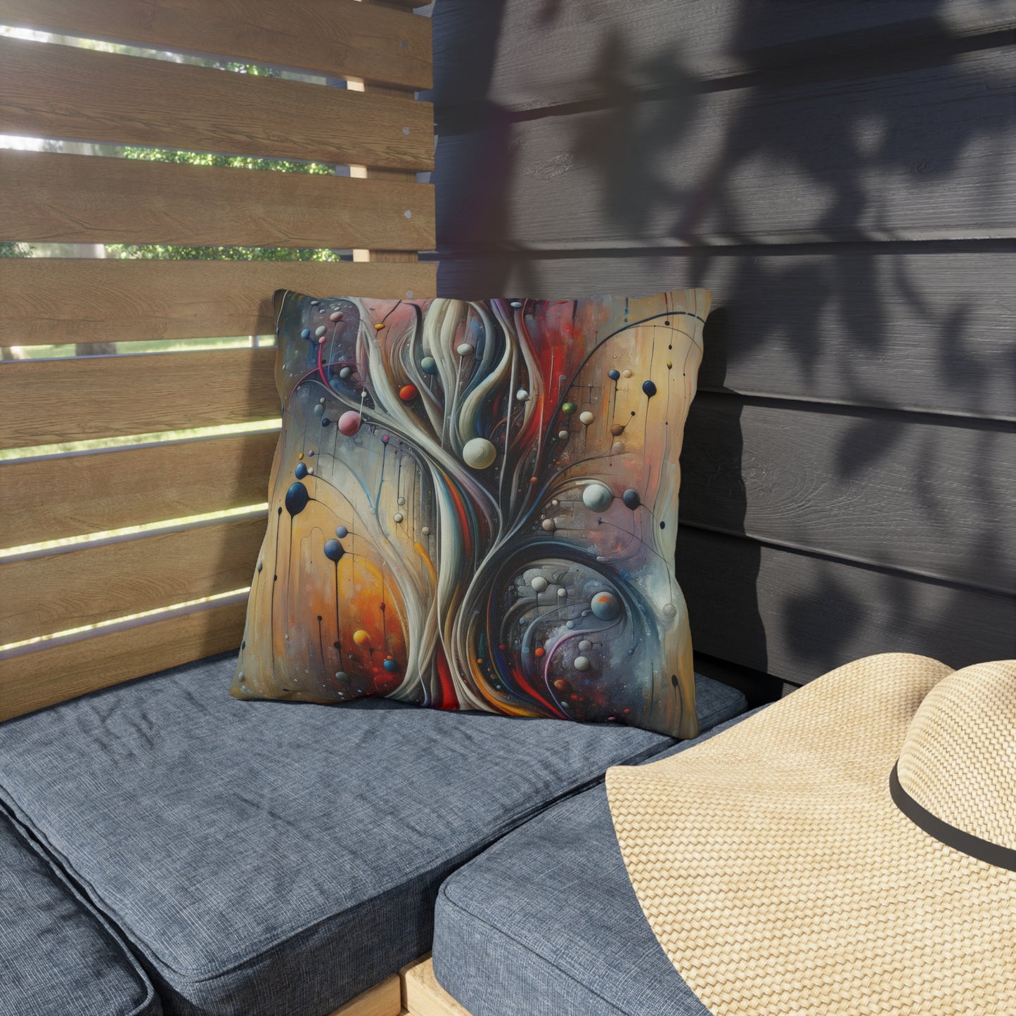 Invisible Threads Influence Outdoor Pillows