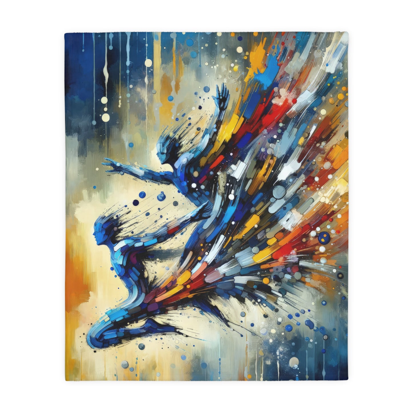 Empowering Mastery Cascade Velveteen Microfiber Blanket (Two-sided print)