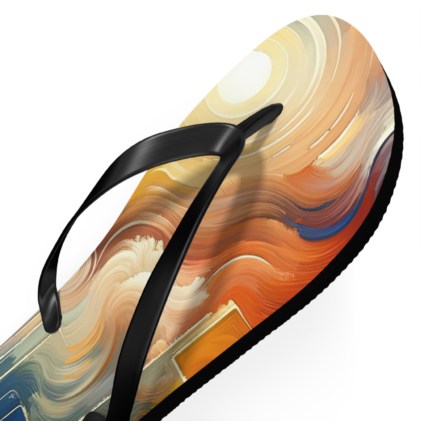 Spiritual Tranquil Sanctuary Flip Flops