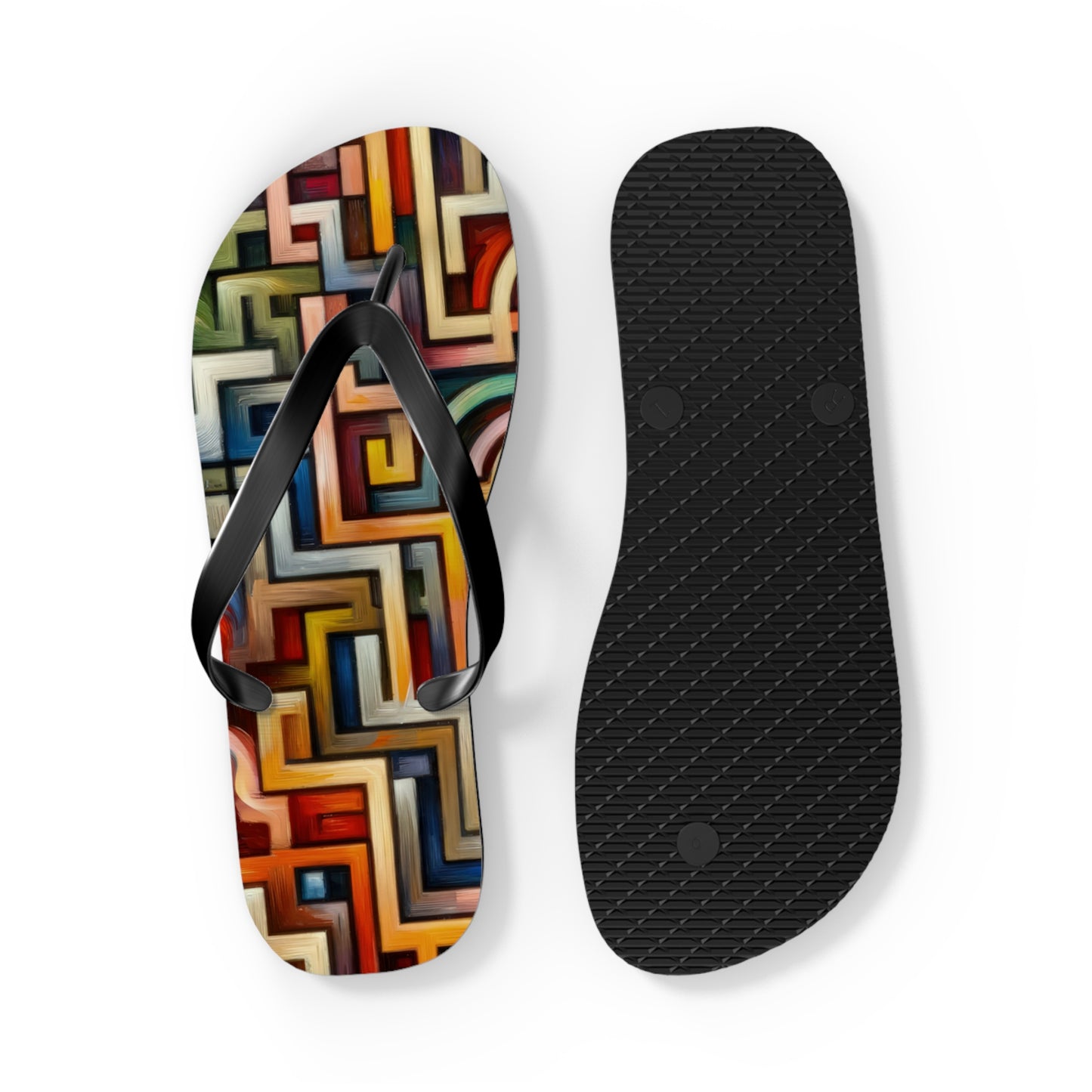 Labyrinthine Love Choices Flip Flops