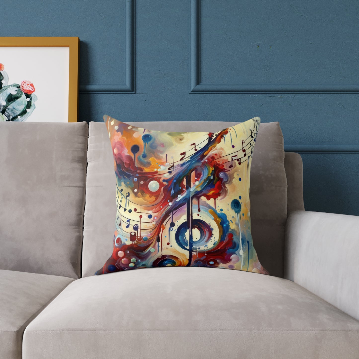 Harmonizing Melody Life Spun Polyester Pillow