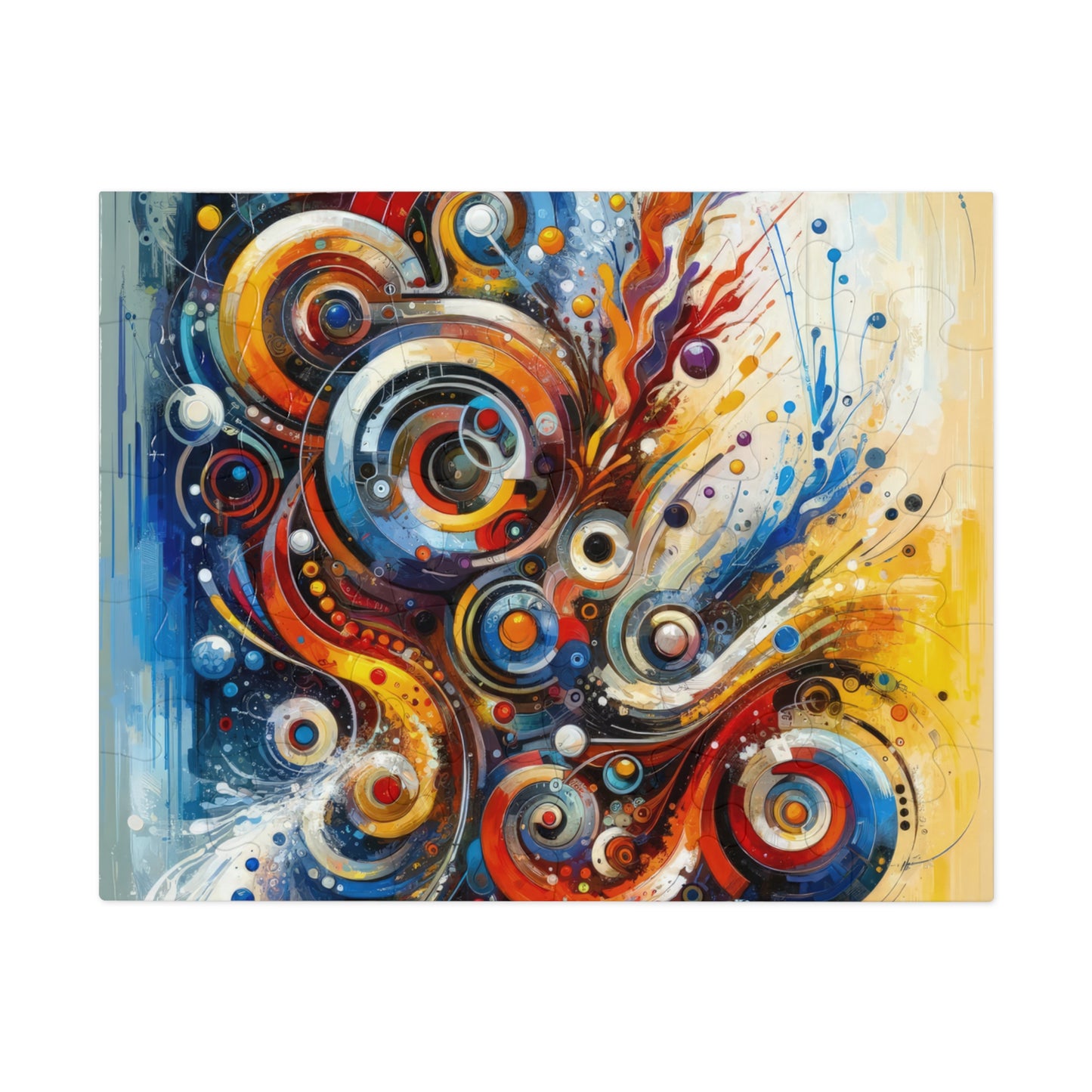 Harmonic Abstract Synergy Jigsaw Puzzle (30, 110, 252, 500,1000-Piece)