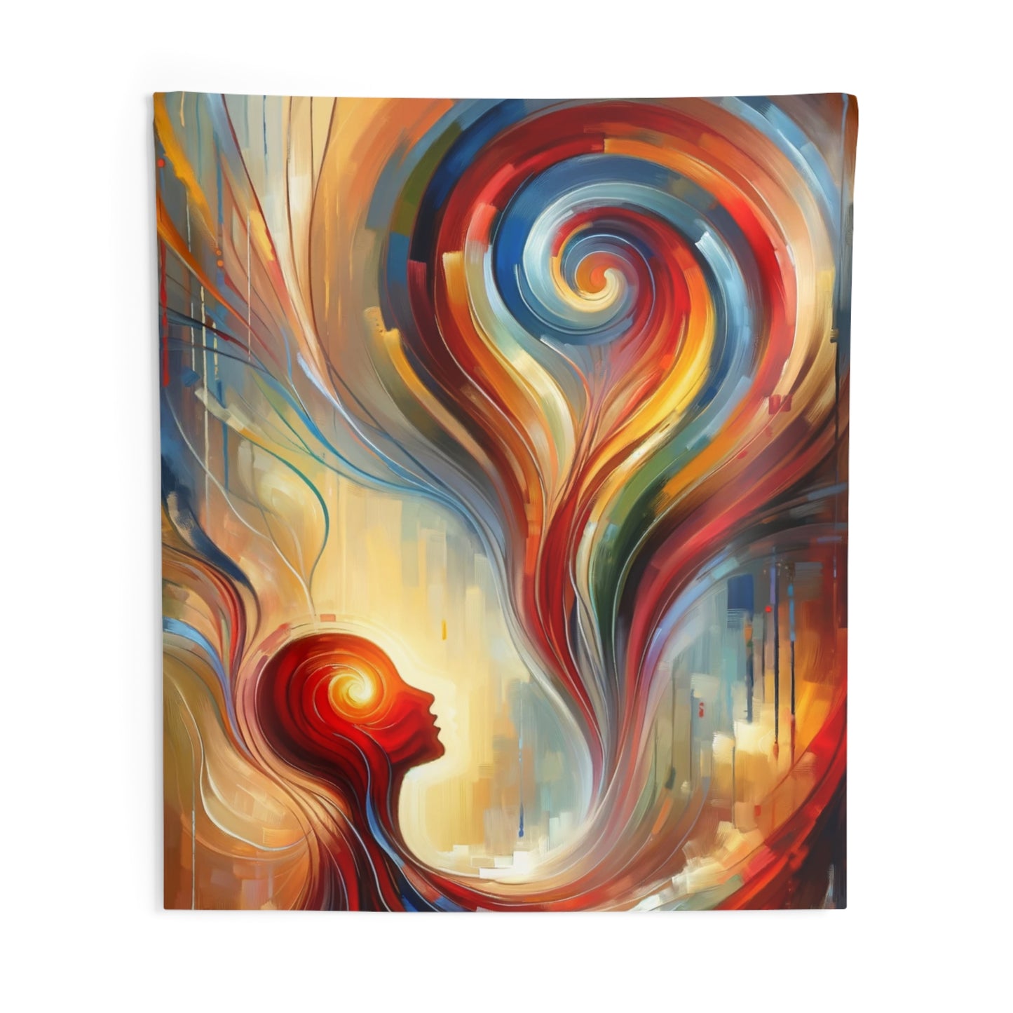 Empathetic Spiral Dialogue Indoor Wall Tapestries