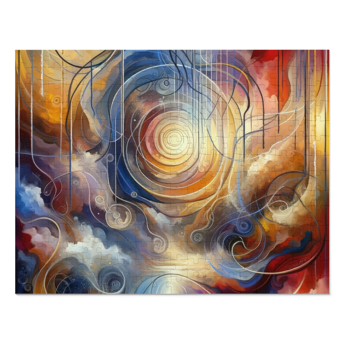 Presence Anchored Tachism Jigsaw Puzzle (30, 110, 252, 500,1000-Piece)