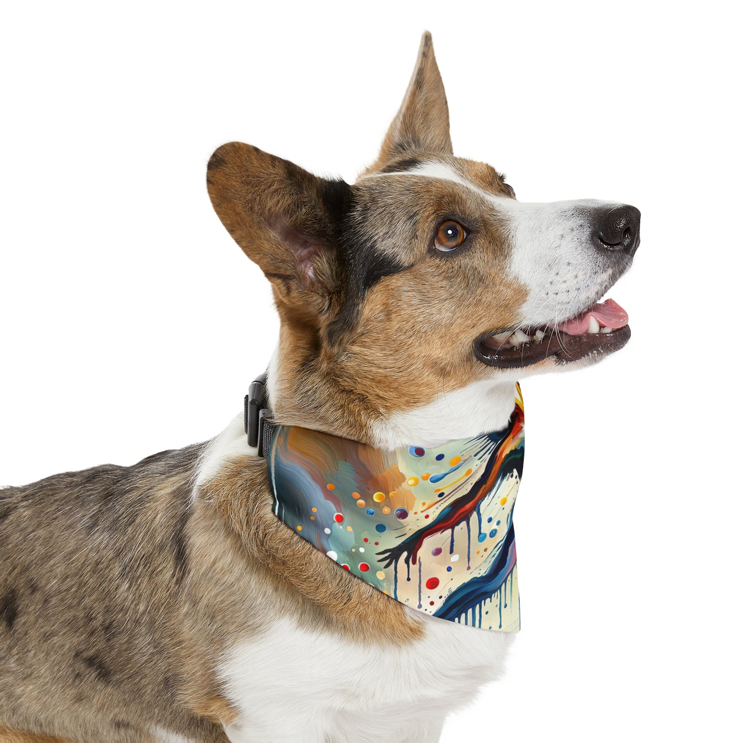 Expressive Dance Reflection Pet Bandana Collar