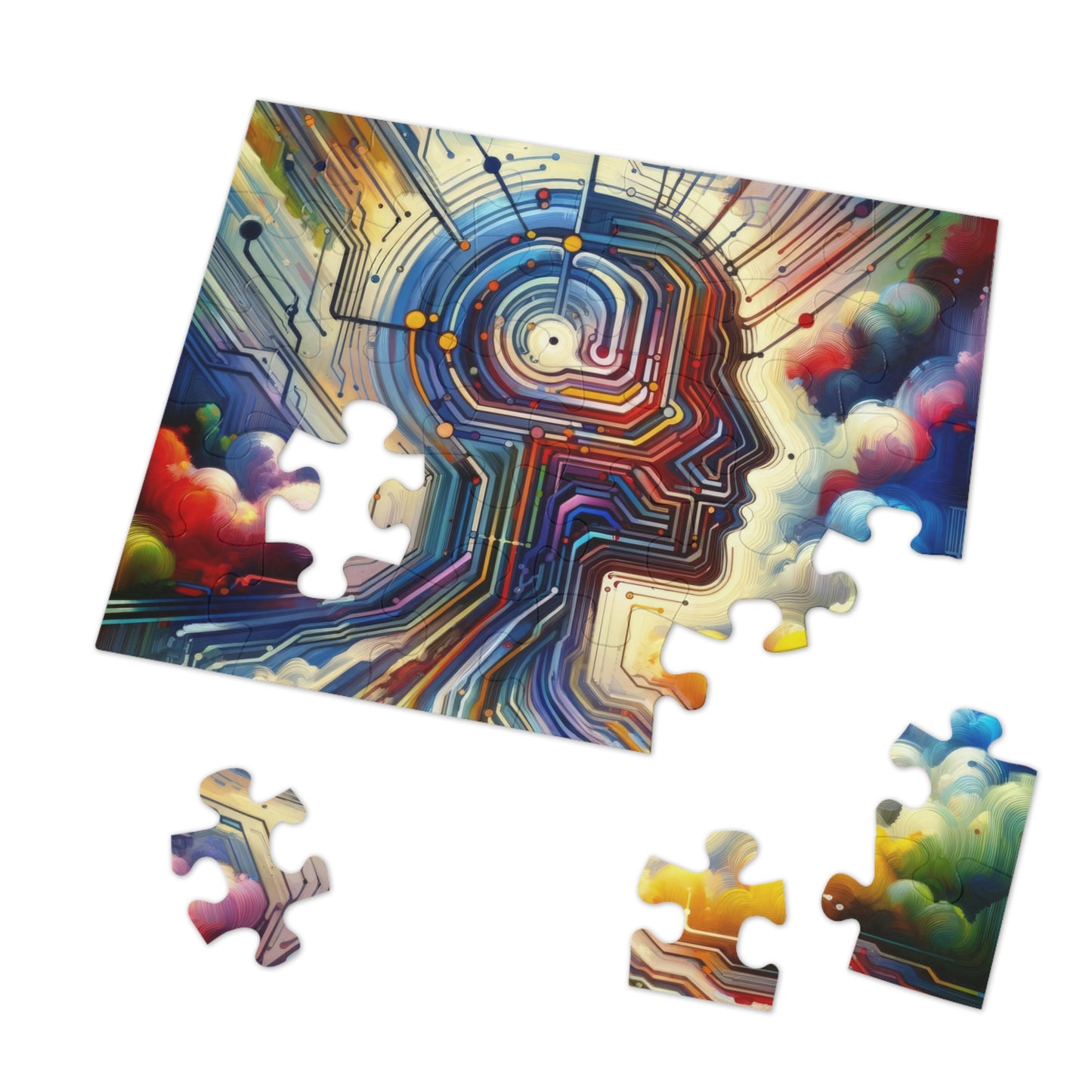 Supportive Digital Empathy Jigsaw Puzzle (30, 110, 252, 500,1000-Piece)