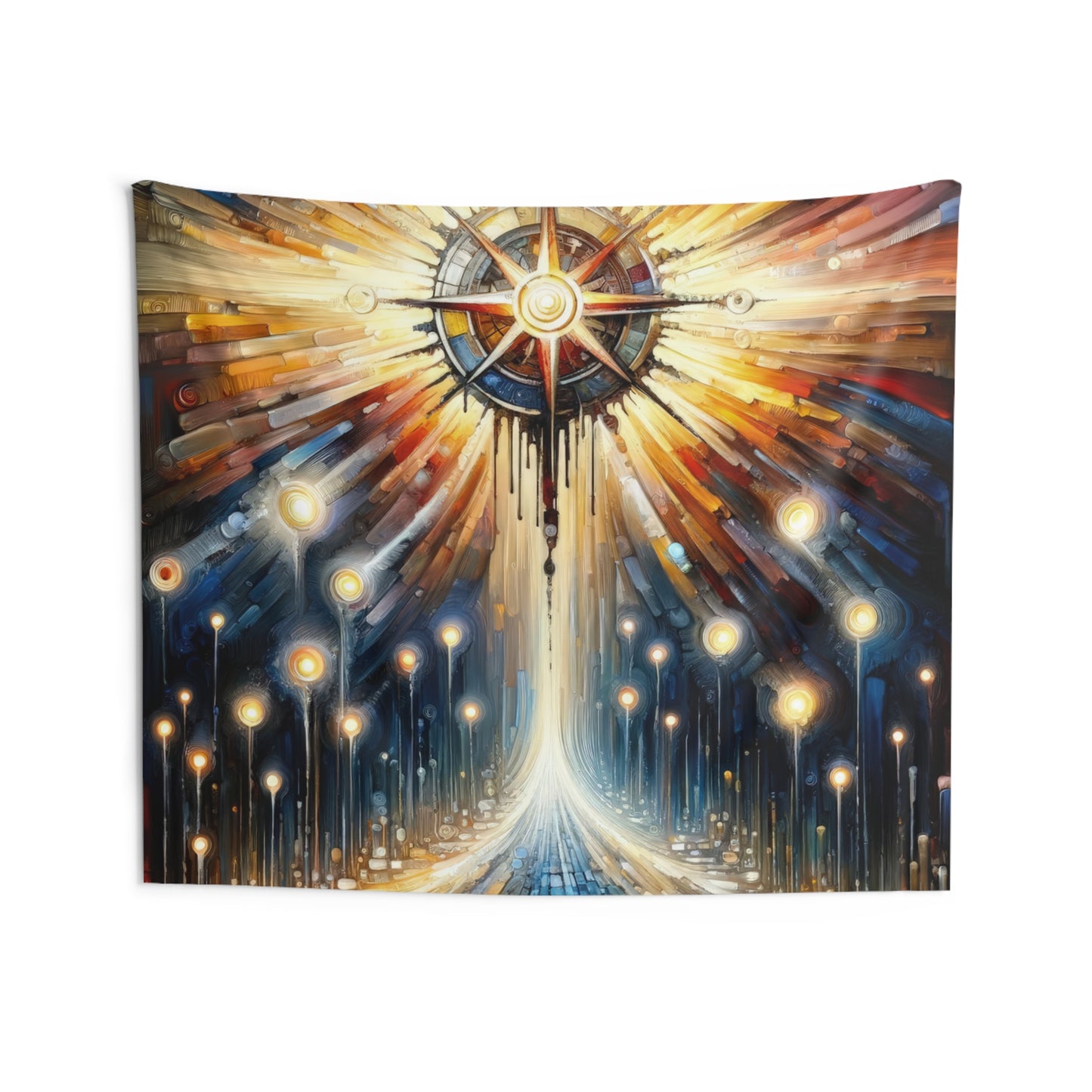 Wisdom Compass Journey Indoor Wall Tapestries