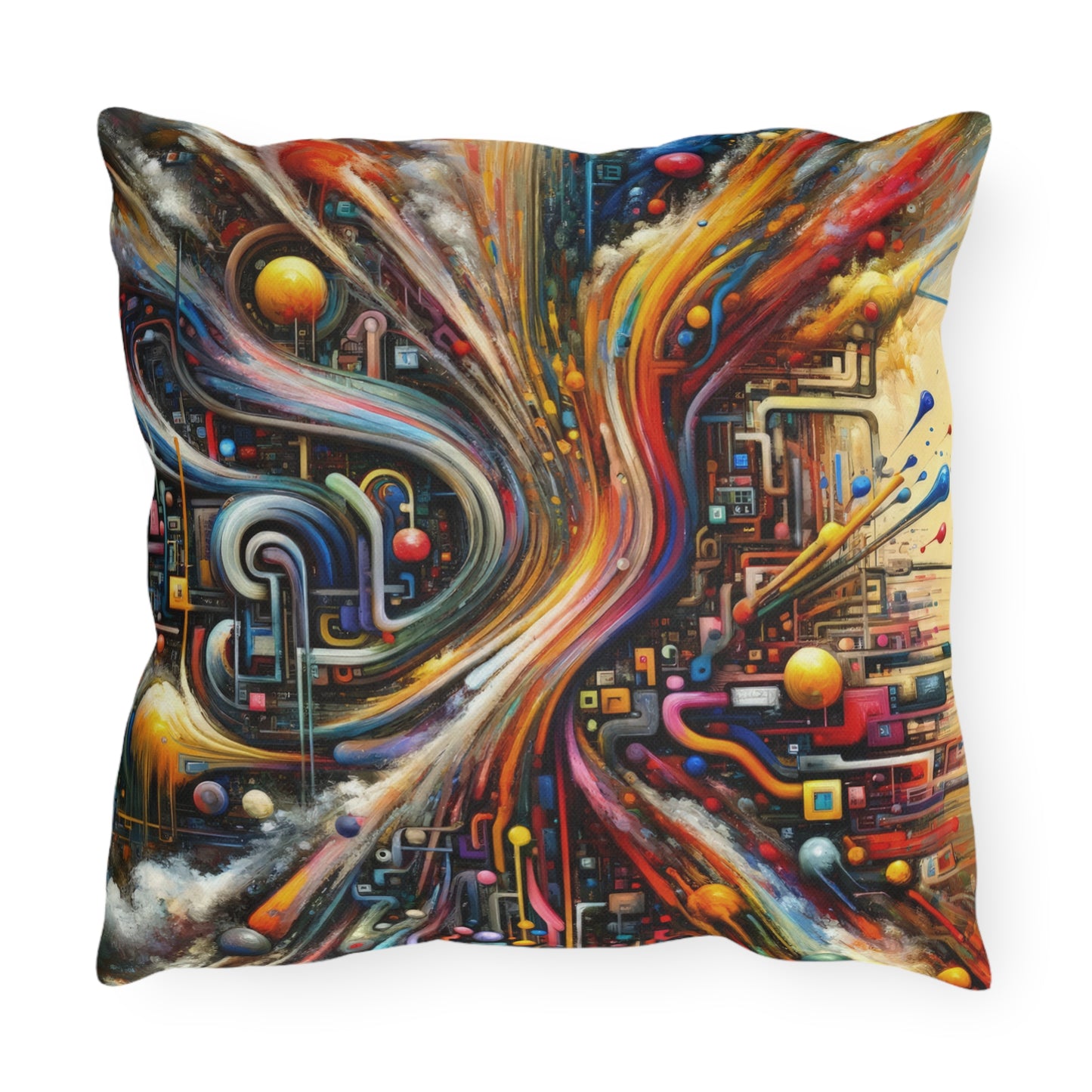 Information Bottleneck Cascade Outdoor Pillows