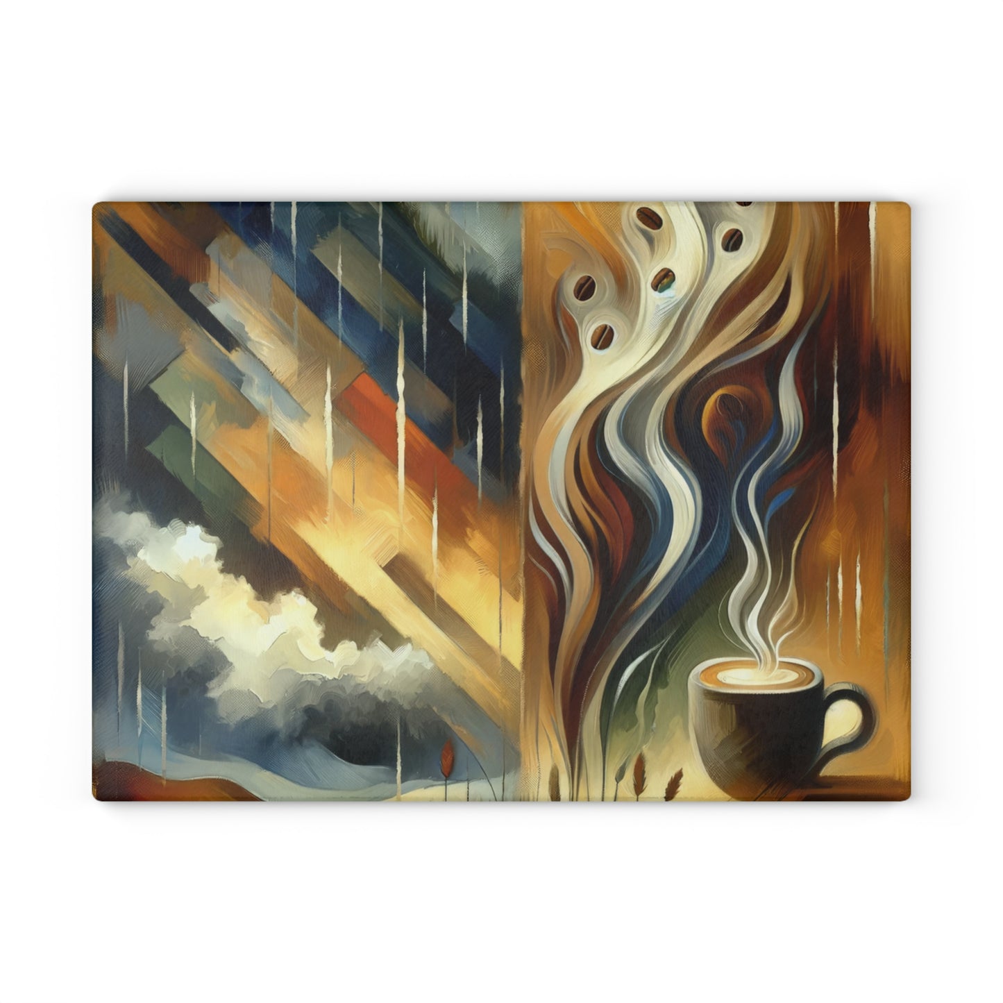 Aromatic Earth Encounter Glass Cutting Board