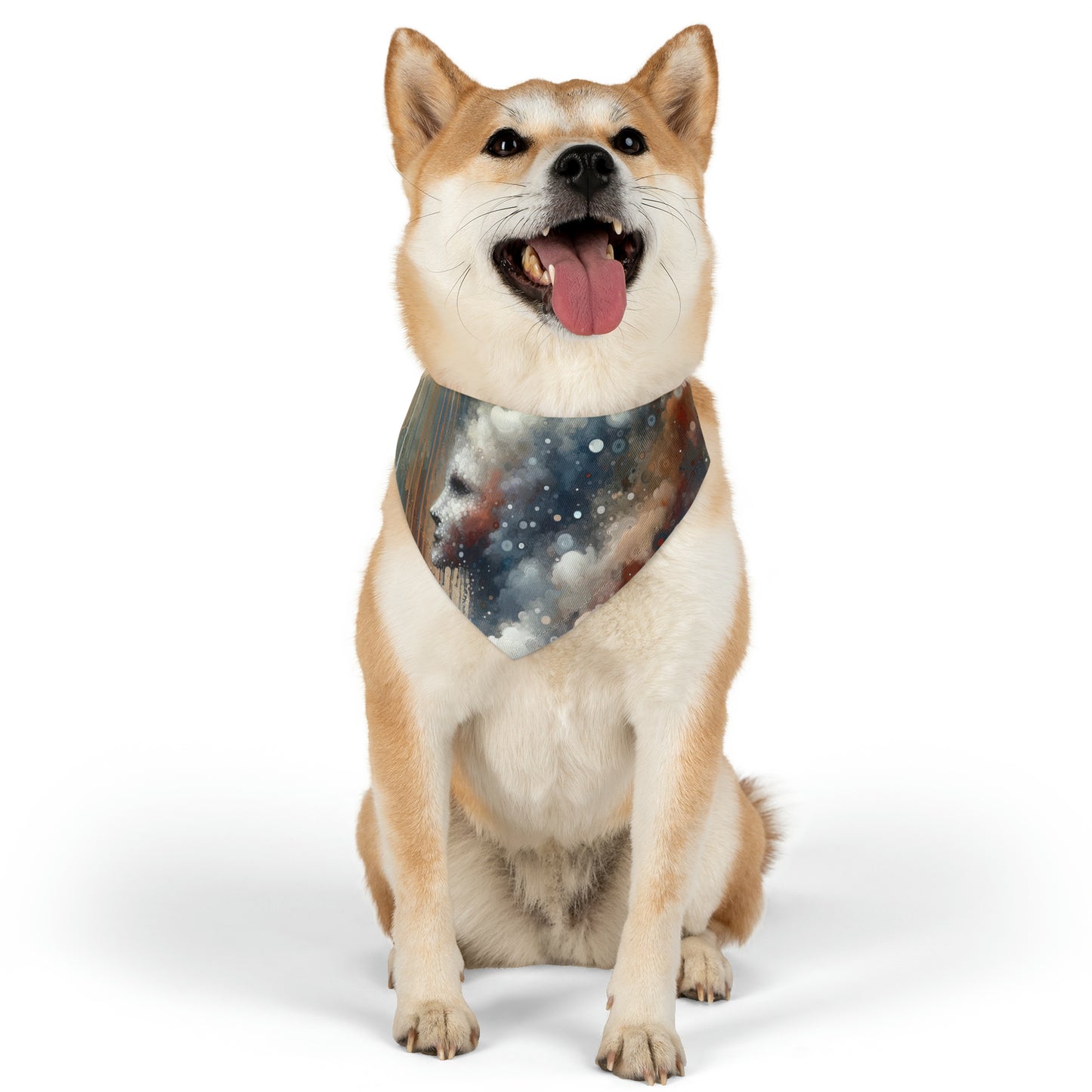 Ephemeral Hour Residue Pet Bandana Collar