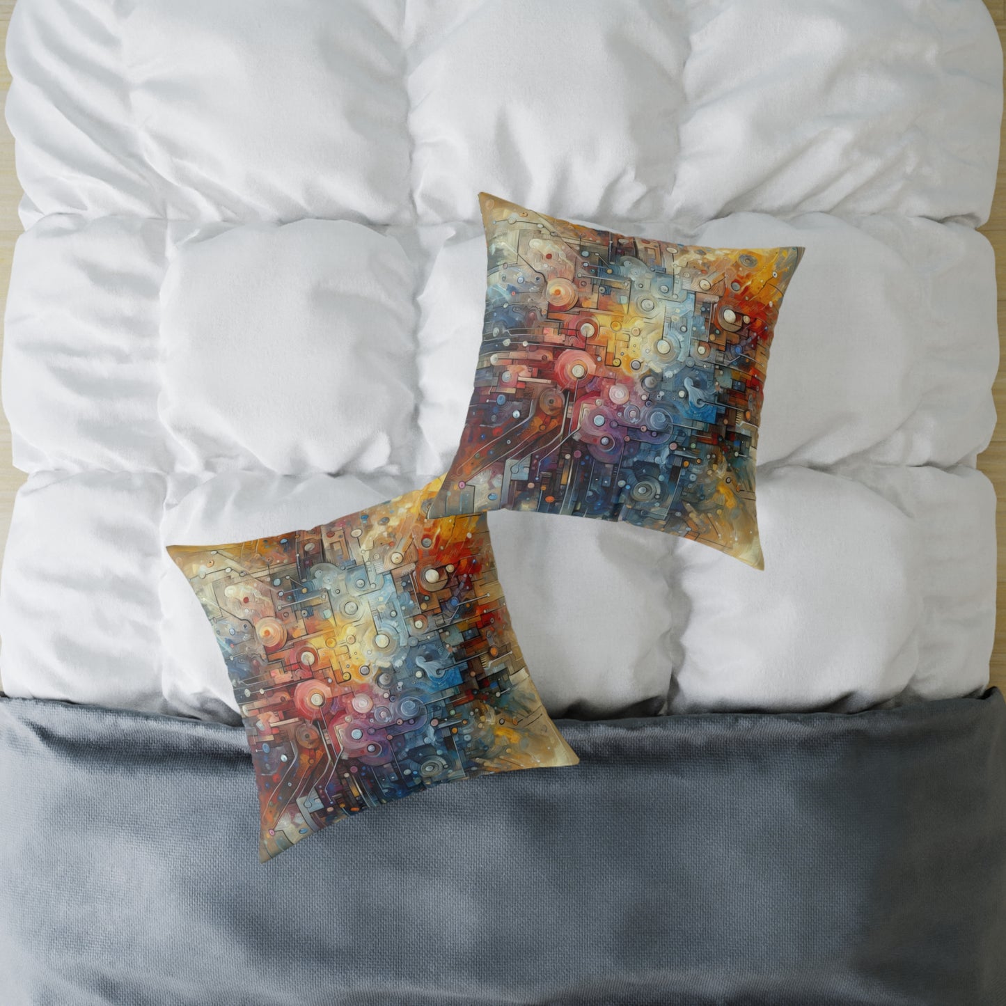 Empathy Scaffold Unity Spun Polyester Pillow