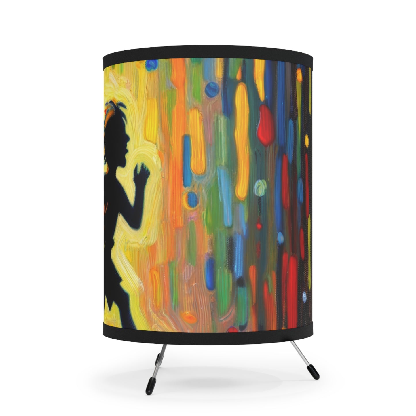 Child Firefly Chase Tripod Lamp with High-Res Printed Shade, US\CA plug