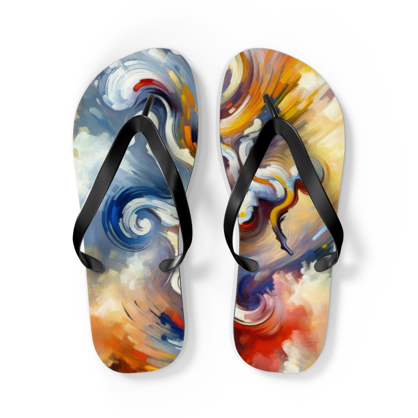 Dancing Disruption Tachism Flip Flops