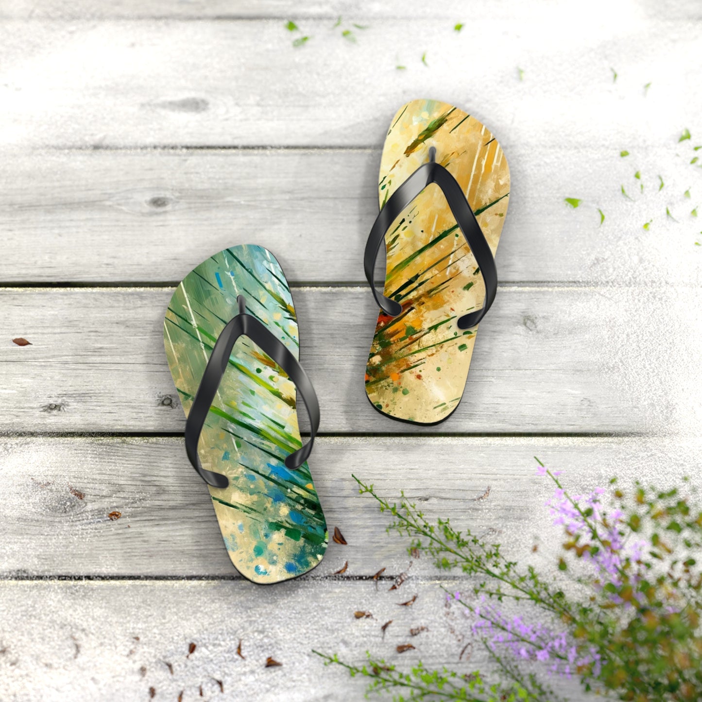 Grass Testament Change Flip Flops