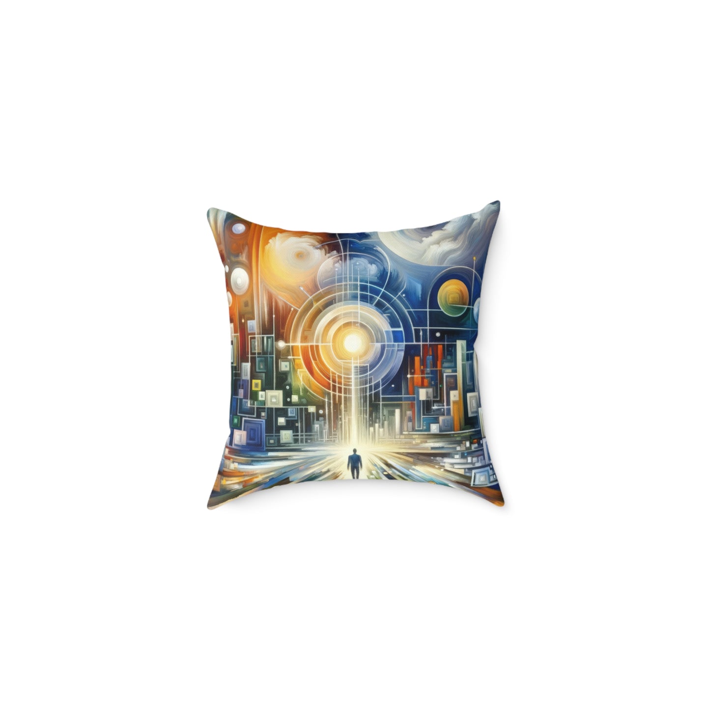 Mindful Megabyte Convergence Spun Polyester Pillow