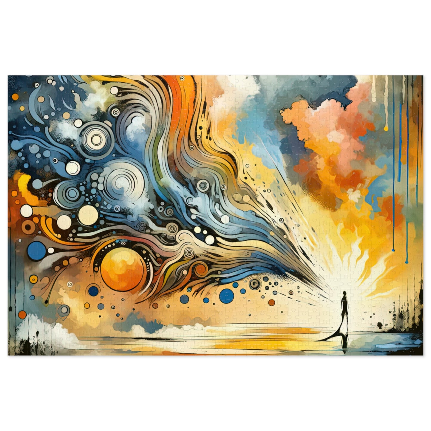 Intentional Awakening Reflection Jigsaw Puzzle (30, 110, 252, 500,1000-Piece)