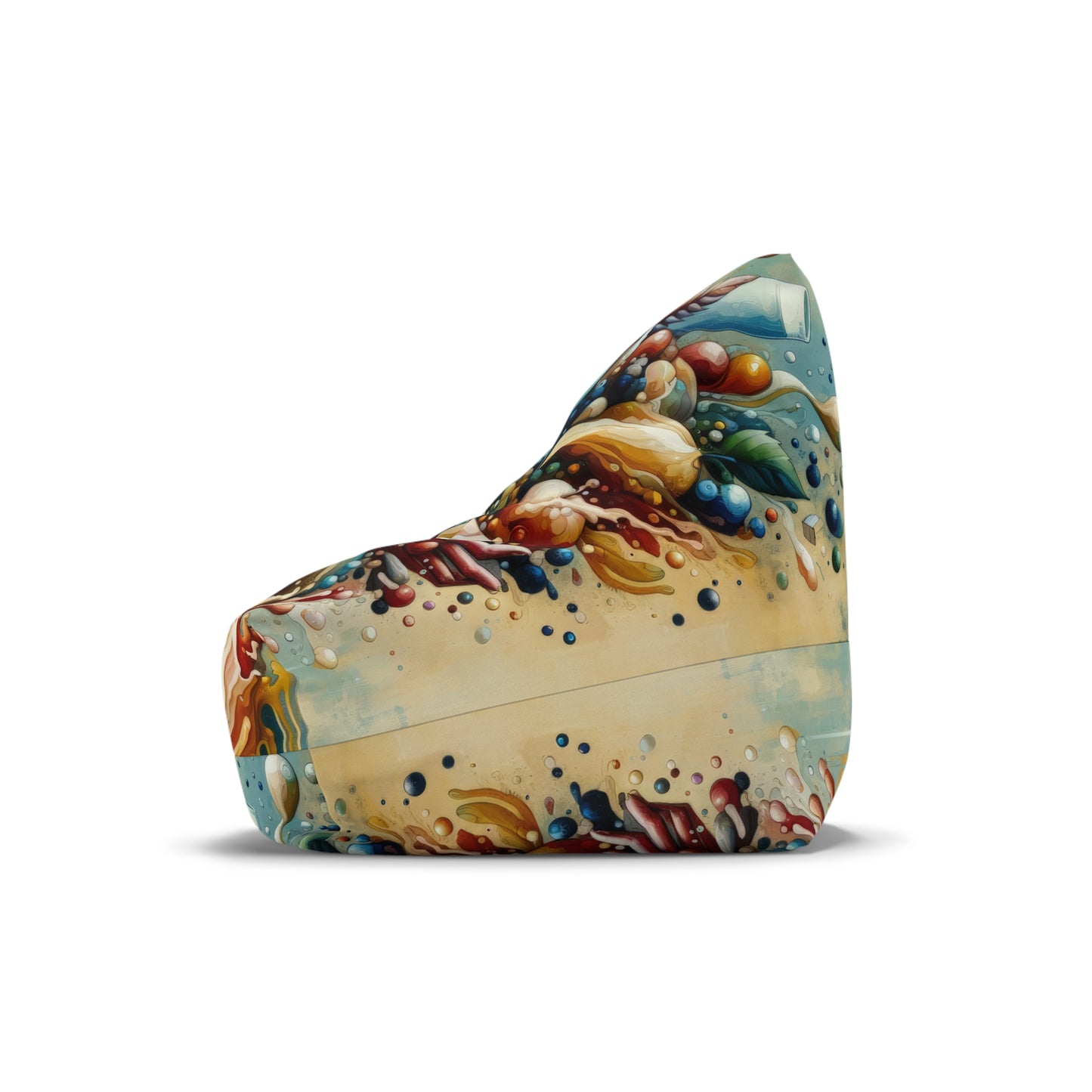 Nourishing Tachism Symphony Bean Bag Chair Cover