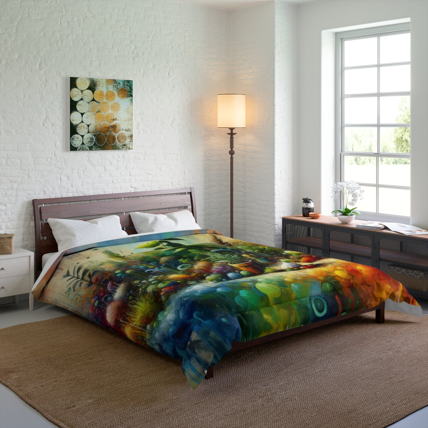 Communal Garden Microcosm Comforter