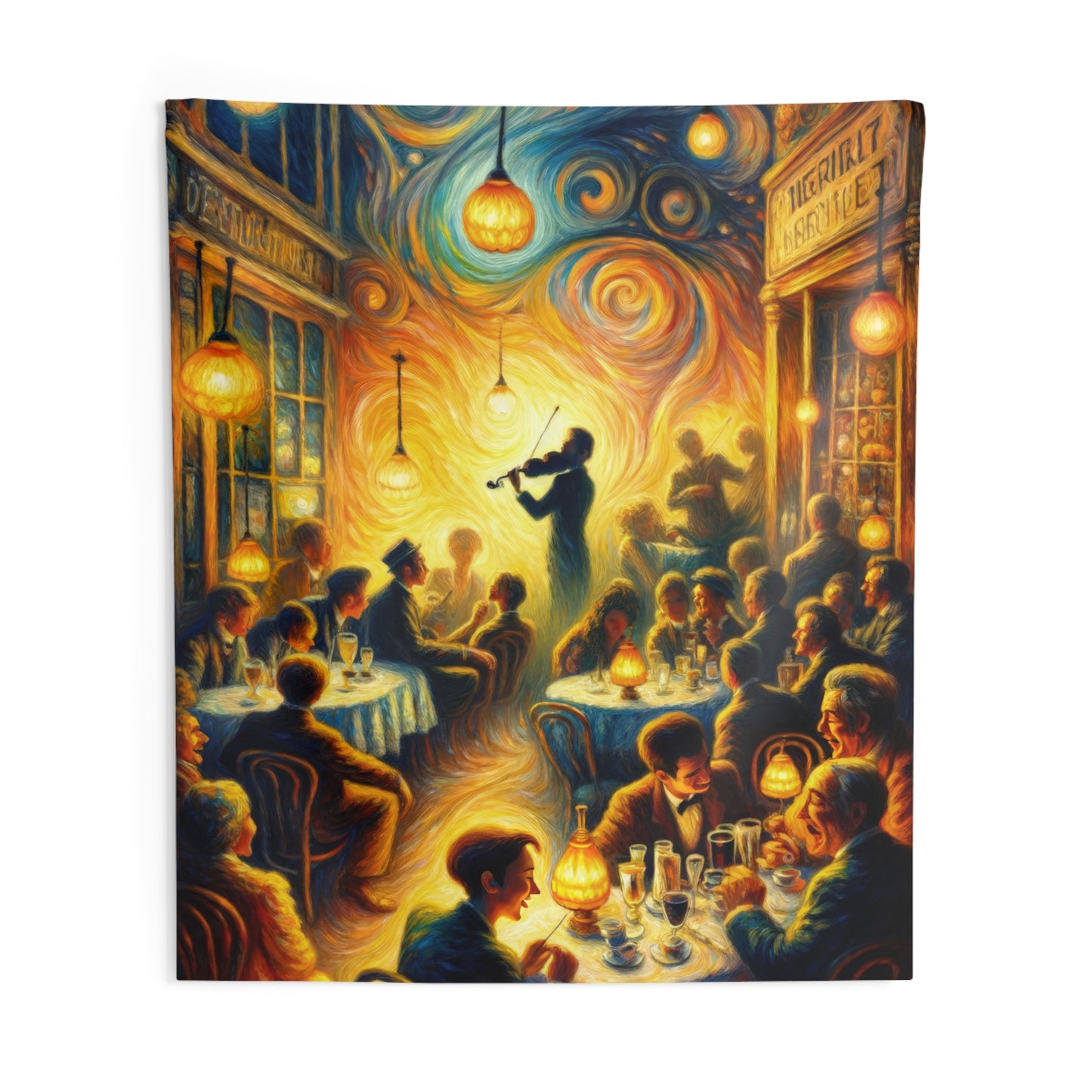 Bistro Emotive Entry Indoor Wall Tapestries