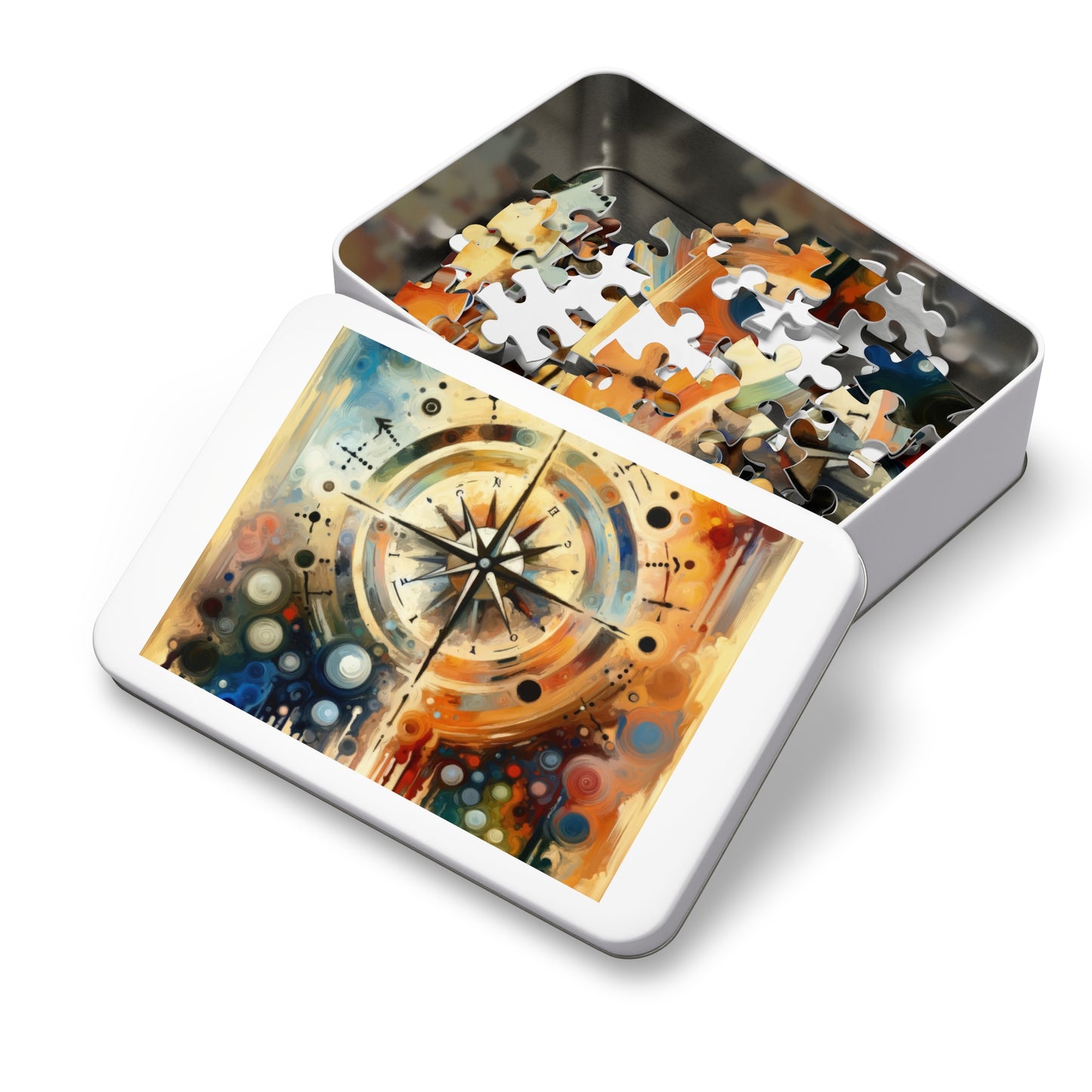 Guidance Abstract Compass Jigsaw Puzzle (30, 110, 252, 500,1000-Piece)