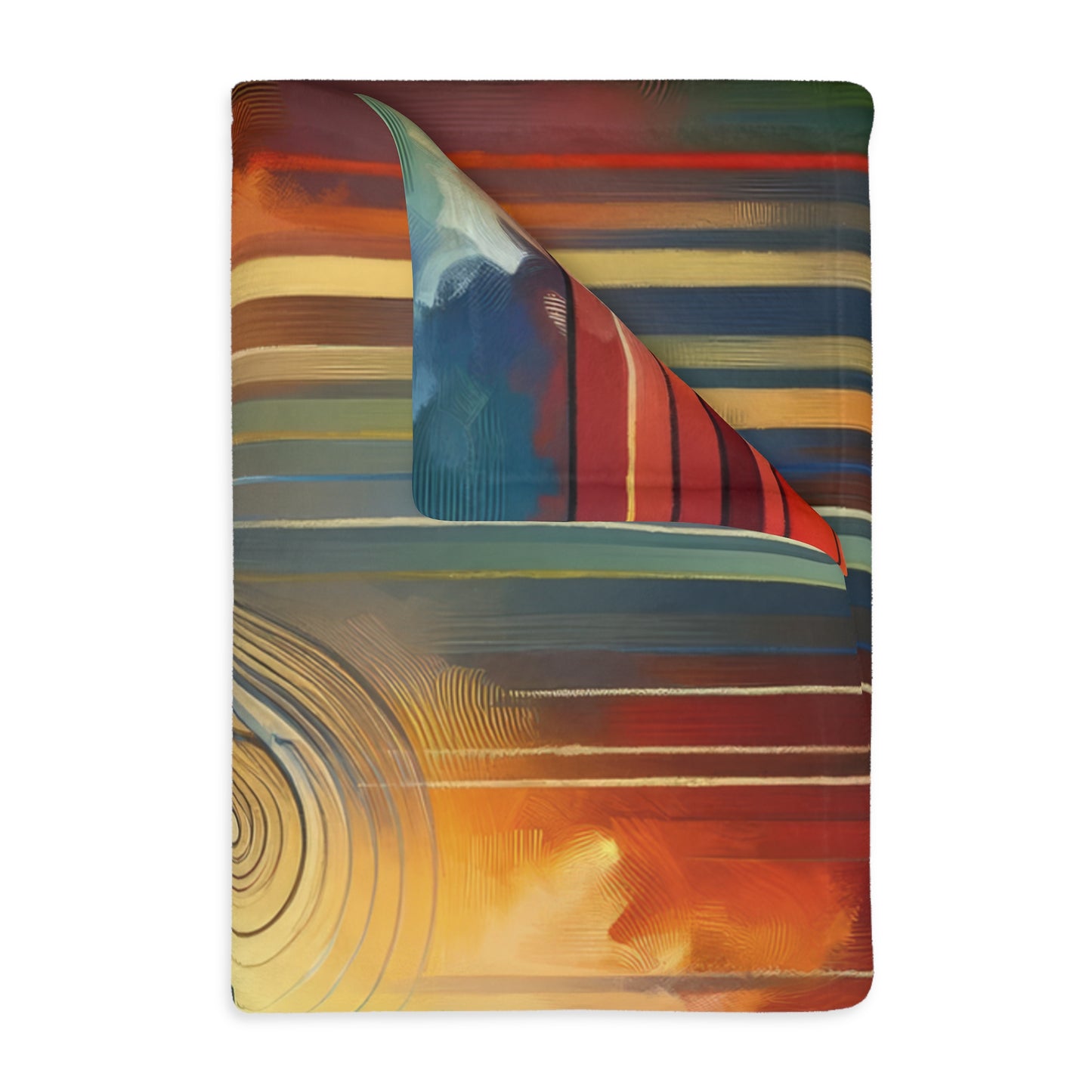 Effort Amplifies Outcome Velveteen Microfiber Blanket (Two-sided print)