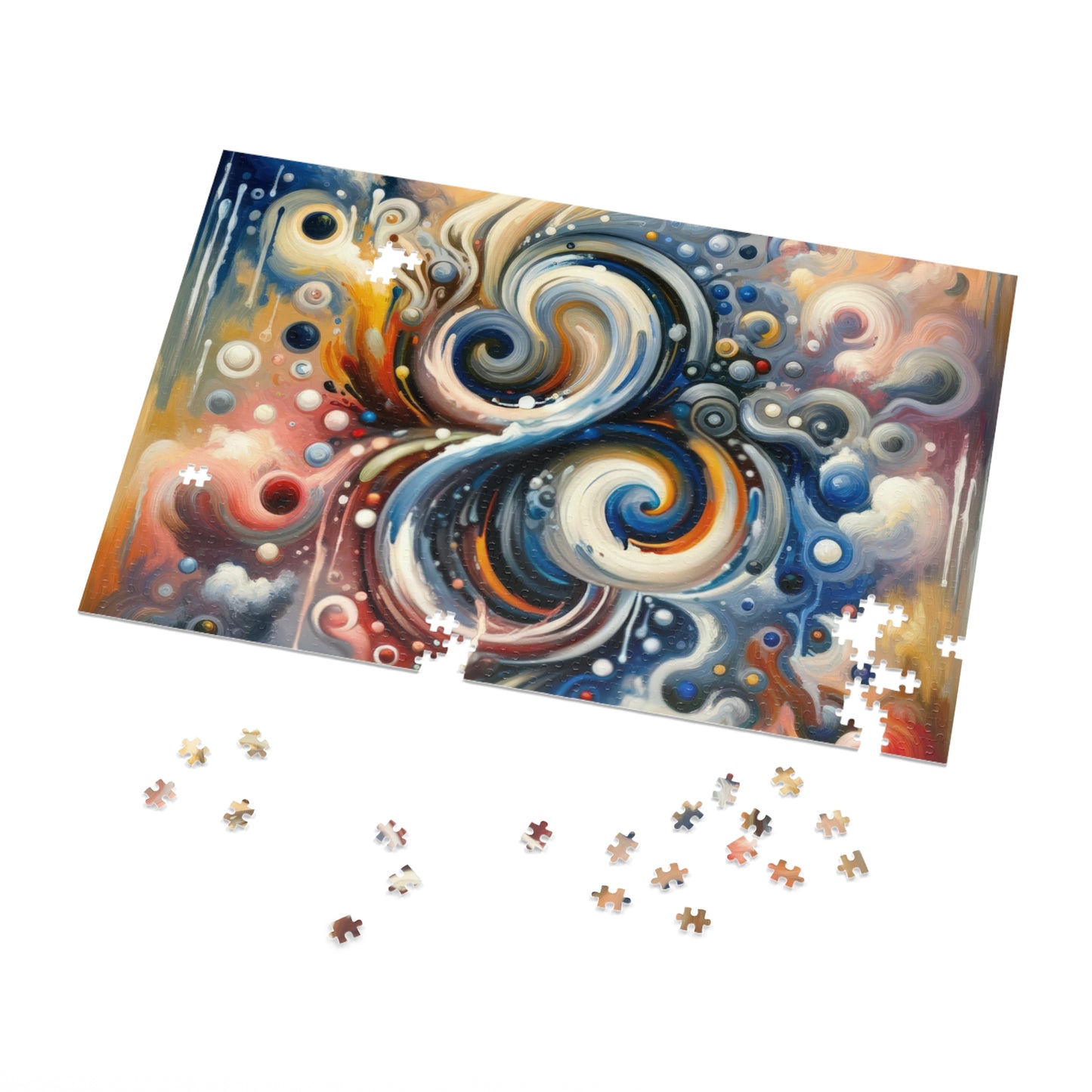 Paradoxical Embrace Tachism Jigsaw Puzzle (30, 110, 252, 500,1000-Piece)