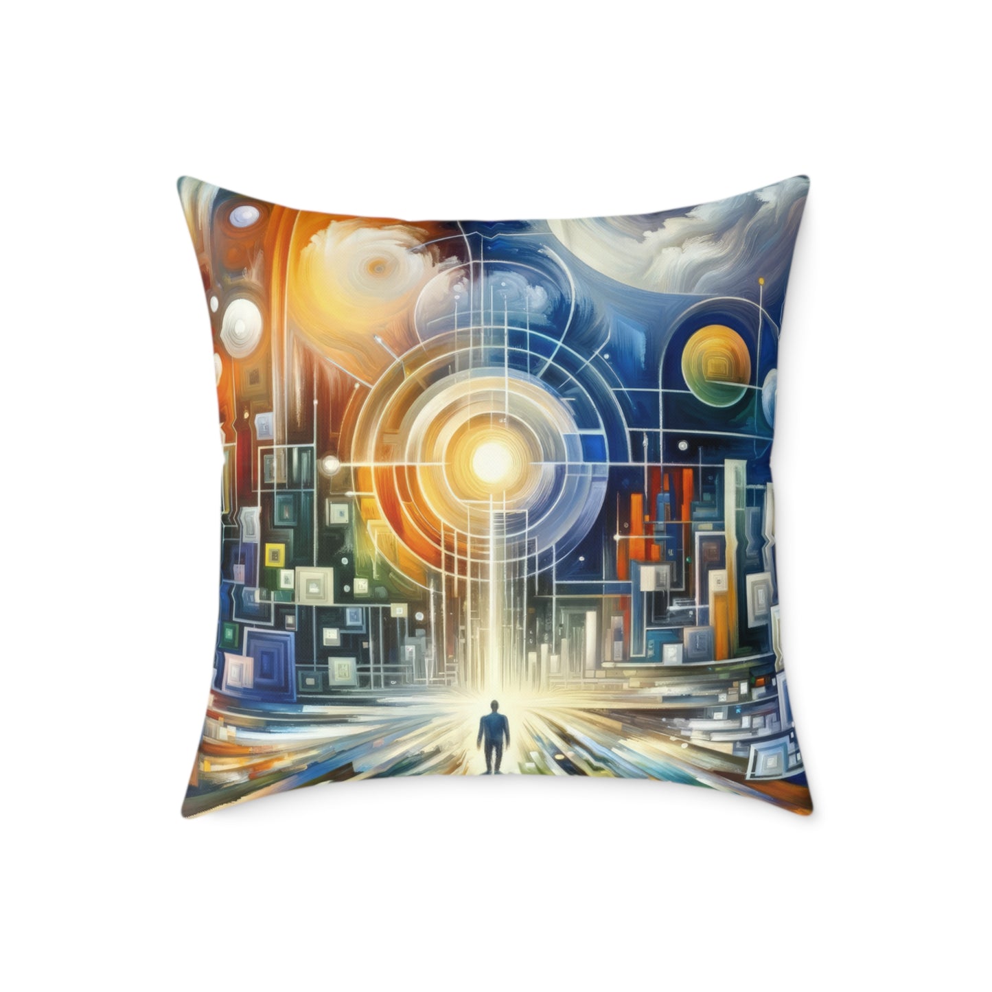 Mindful Megabyte Convergence Spun Polyester Pillow