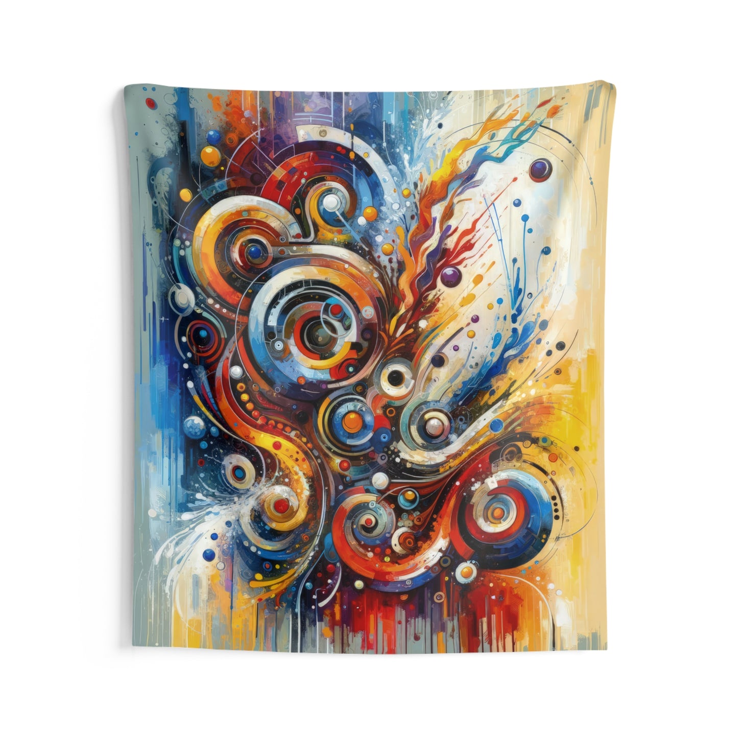 Harmonic Abstract Synergy Indoor Wall Tapestries